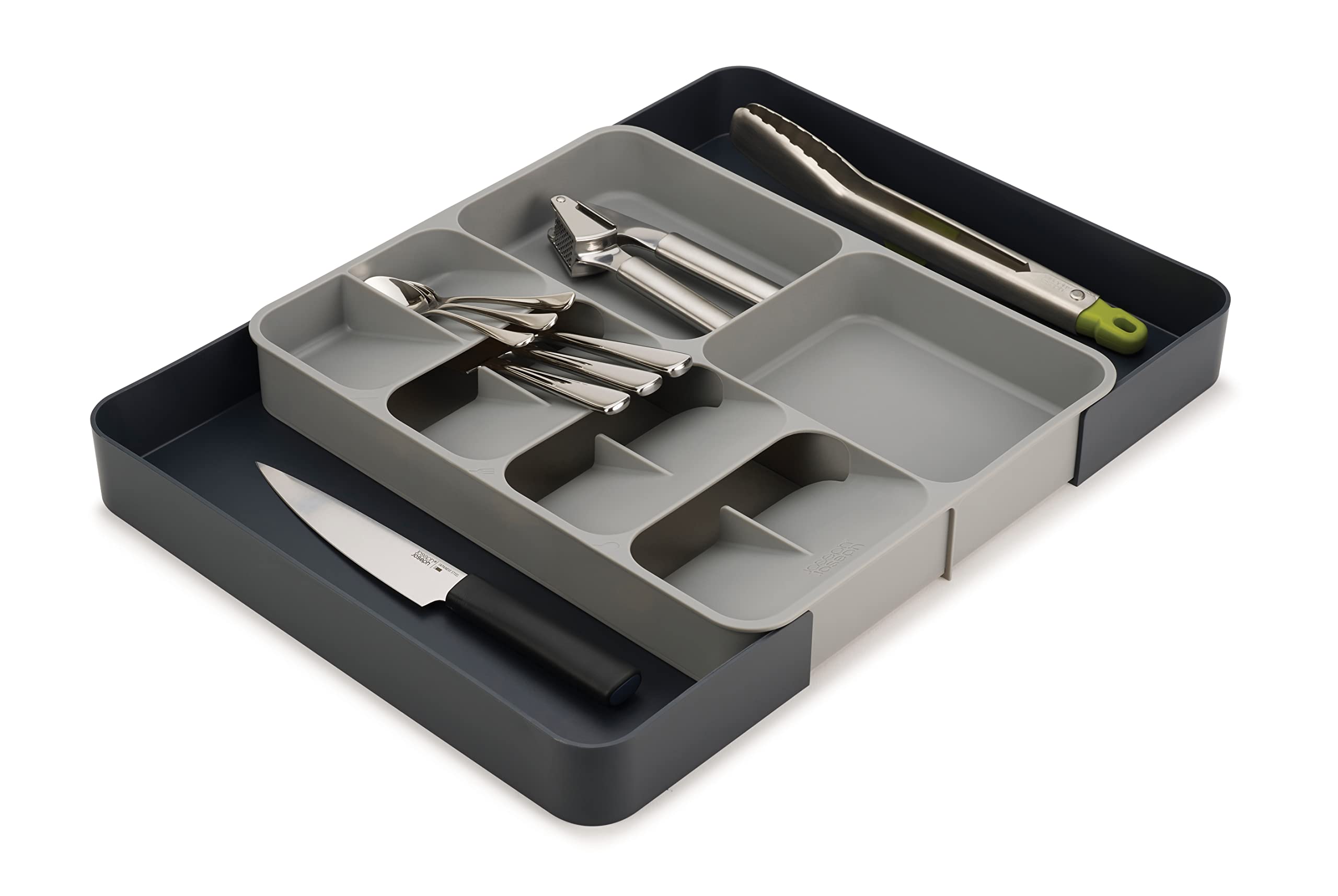 joseph-joseph-drawer-store-besteckkasten-grau-kompakt-stapelbar-passend-f-r-schu image 8
