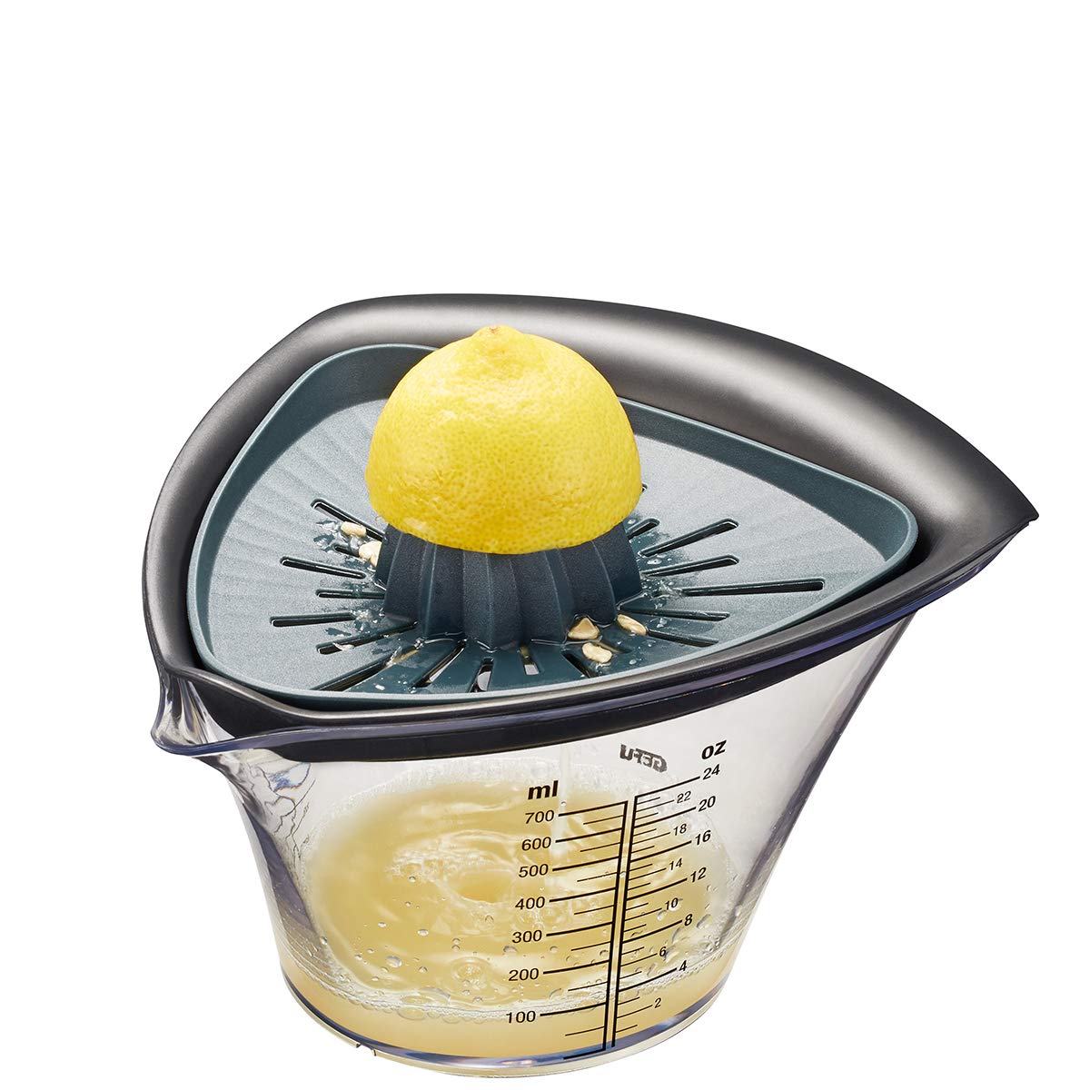 gefu-fruti-2-in-1-granatapfelentkerner-zitronenpresse-mit-sieb-und-messbecher-70 image 5