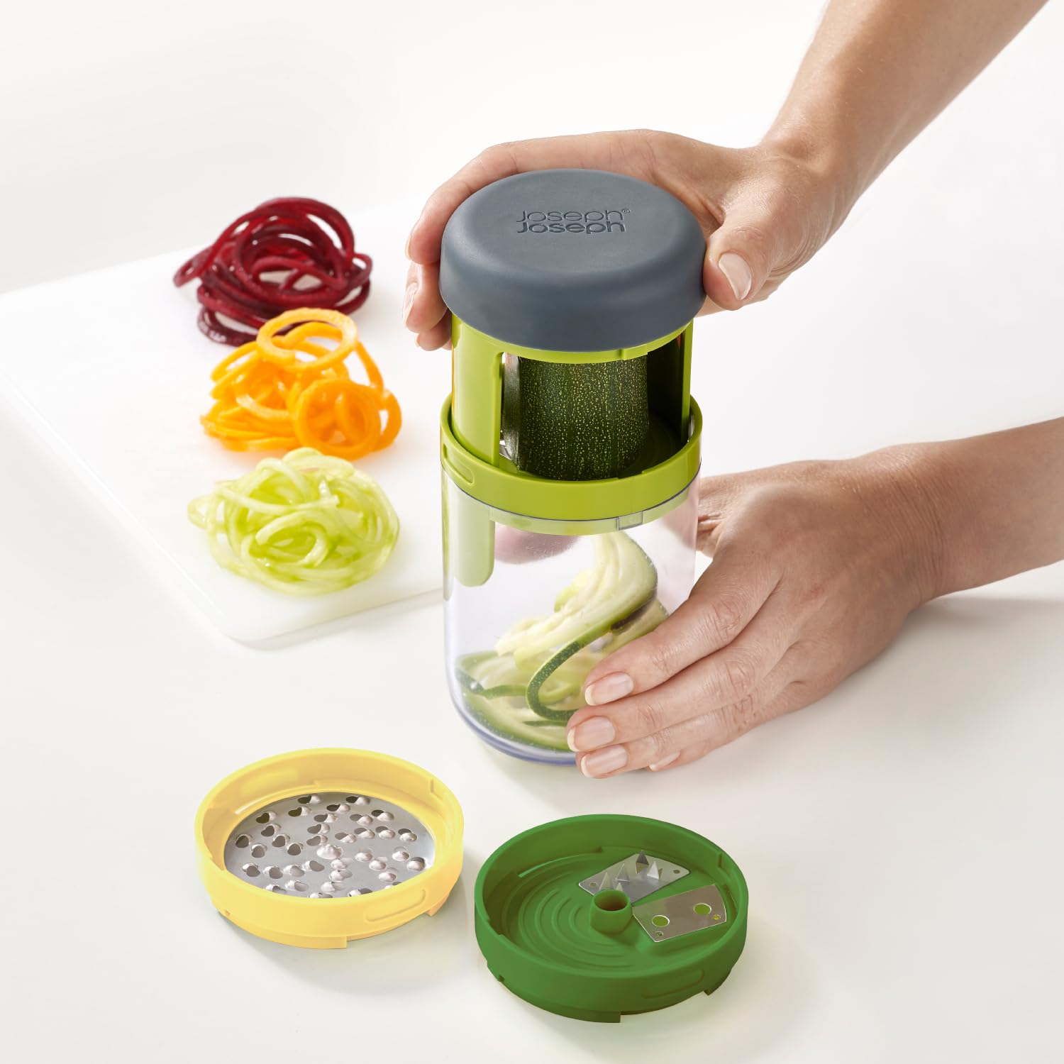 joseph-joseph-spiro-handhobel-spiralizer-gem-seschneider-f-r-zoodles-mit-3-kling image 3