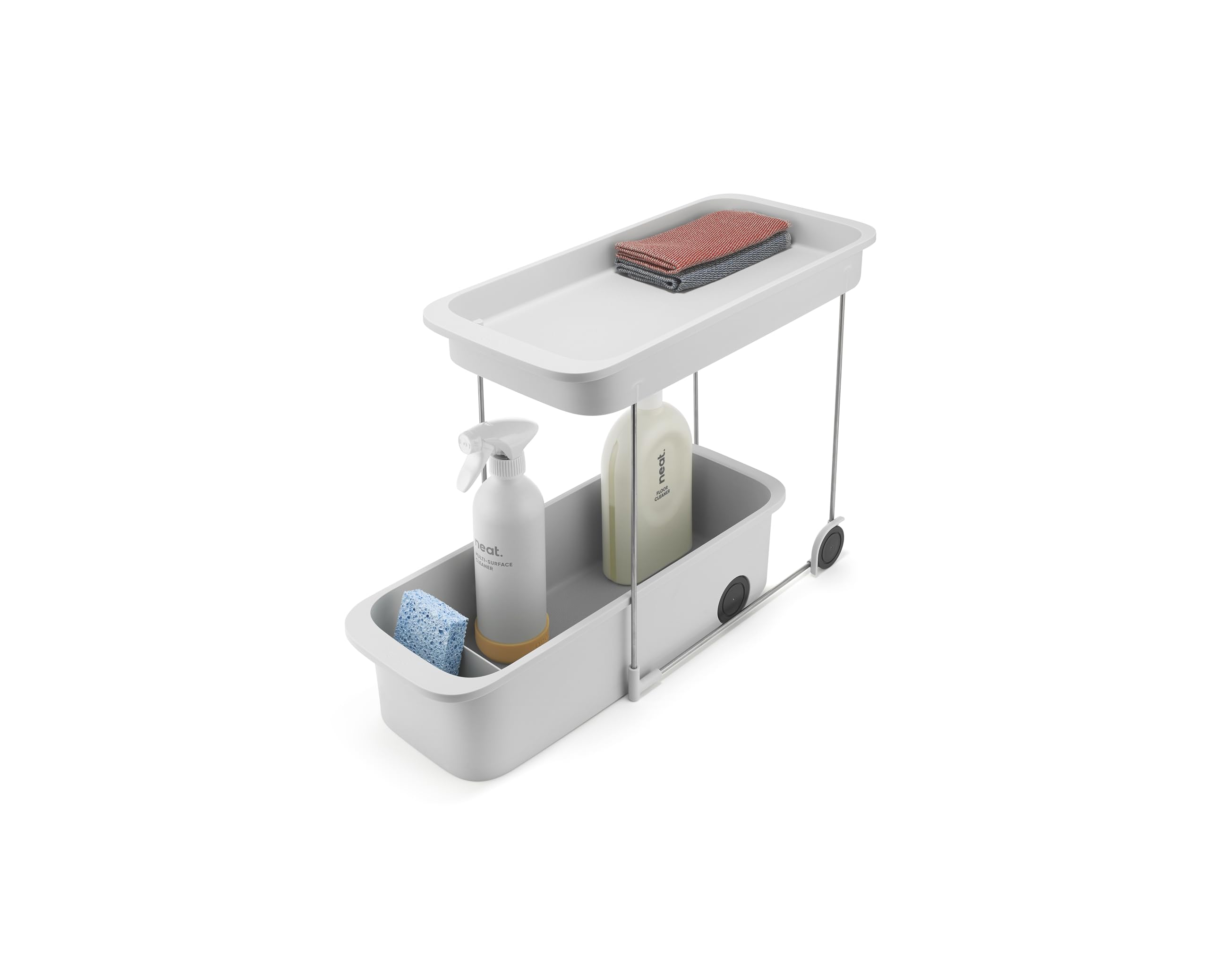 joseph-joseph-cupboardstore-2-stufiger-k-chenwagen-mit-rollen-leicht-zug-nglich- image 1