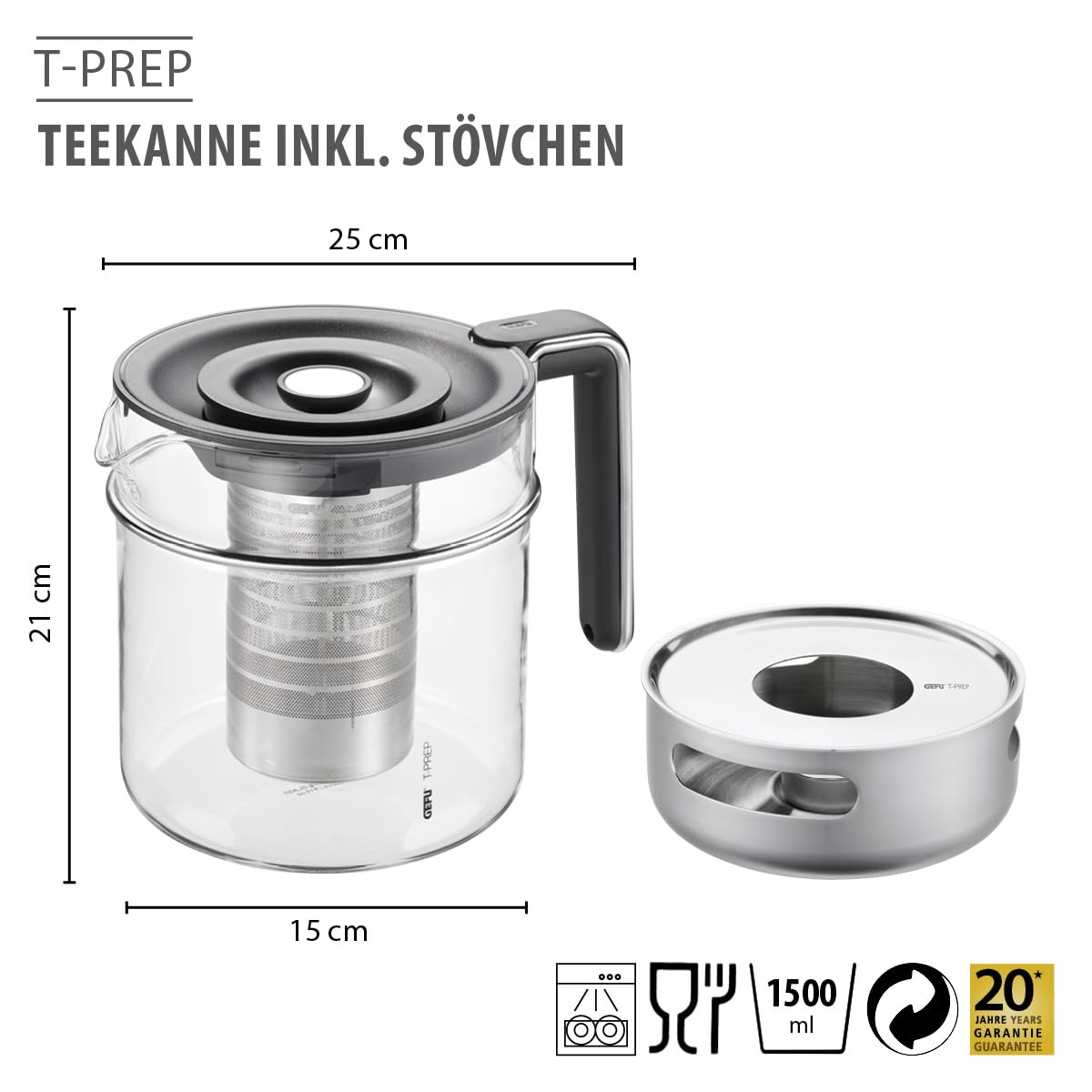 gefu-t-prep-teekanne-1-5-l-mit-st-vchen-und-br-h-stopp-funktion image 2