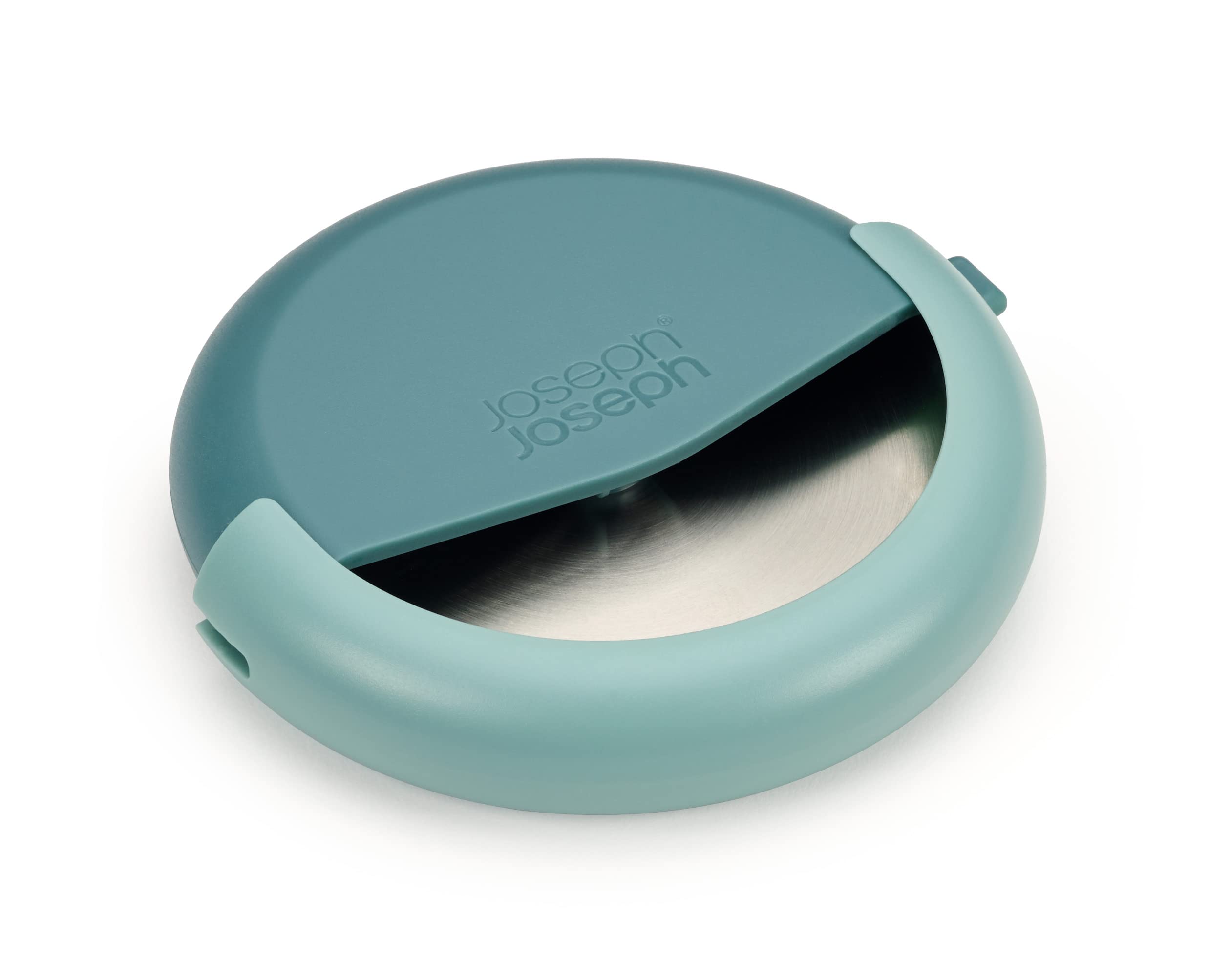 joseph-joseph-duo-pizzaschneider-mit-klingenschutz-kompaktes-schneiderad-teal image 1