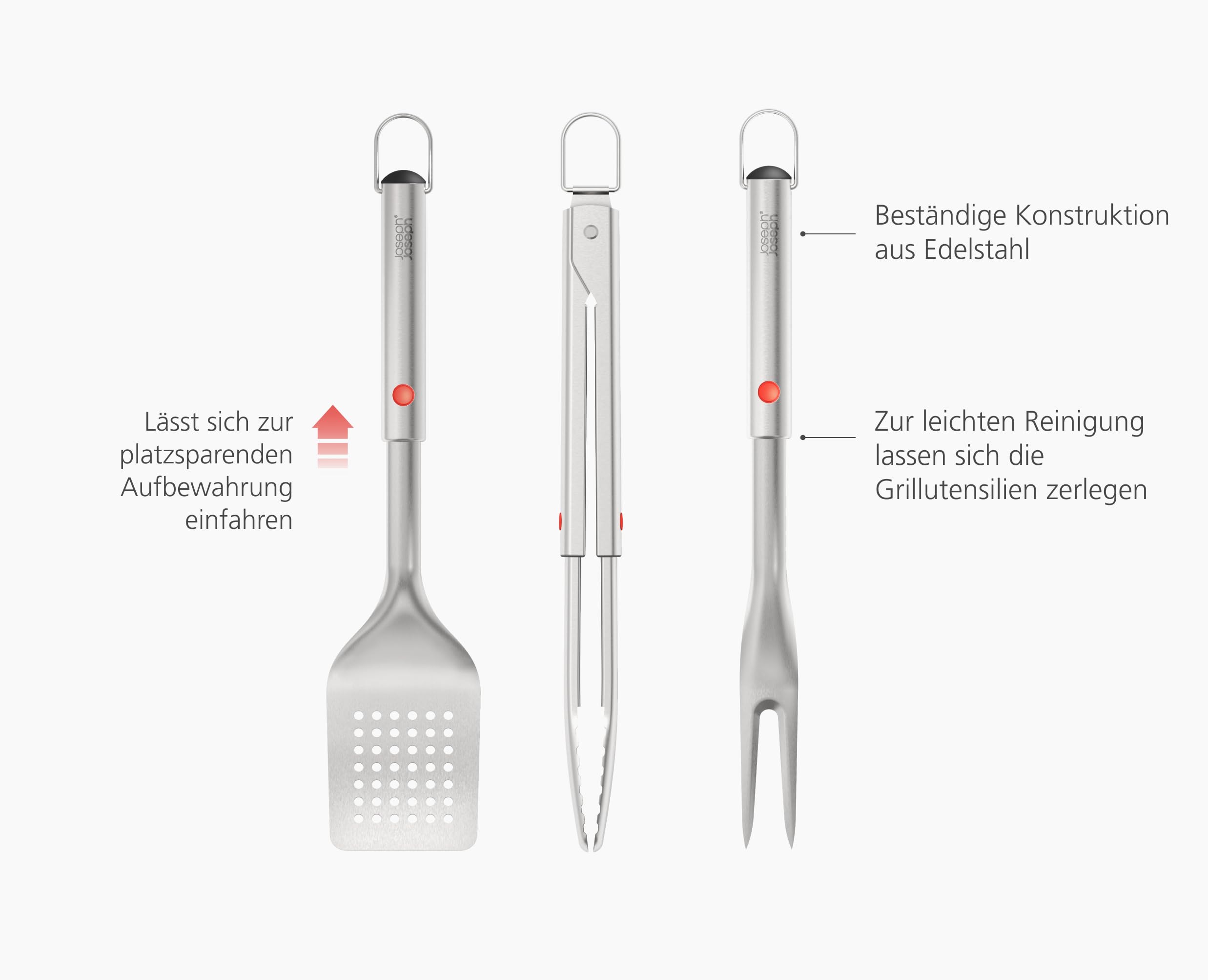 joseph-joseph-grillout-3-teiliges-bbq-utensilien-set-edelstahl-mit-teleskopgriff image 4