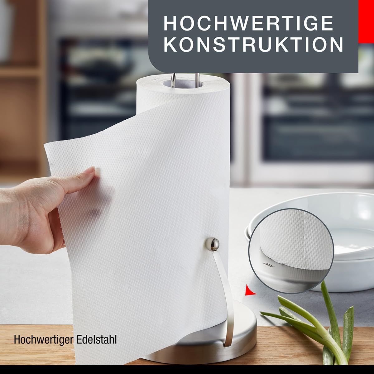 gefu-k-chenrollenhalter-spenso-edelstahl-mit-haltefeder image 5