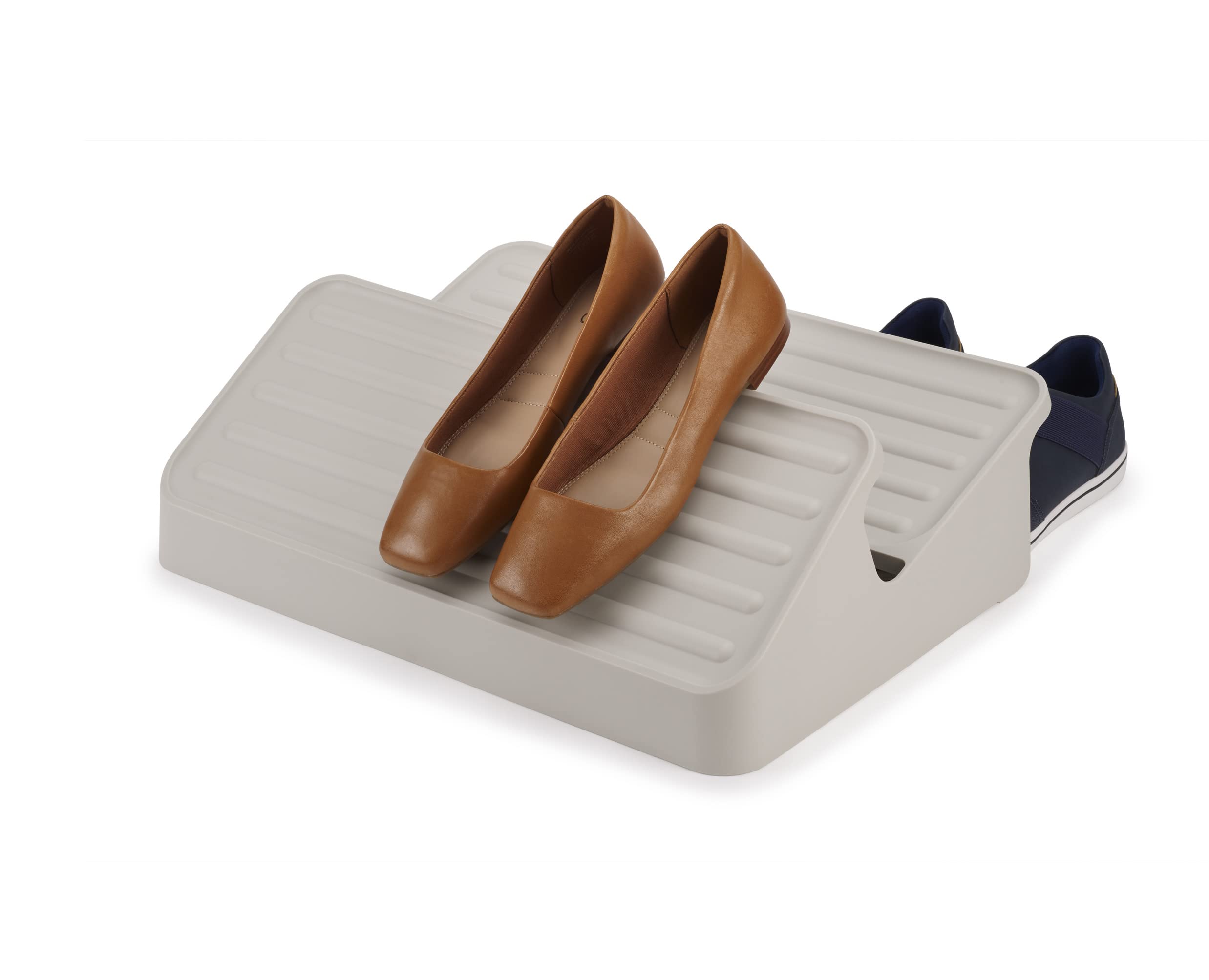 joseph-joseph-shoe-in-2-stufiger-schuhregal-organisator-f-r-bis-zu-6-paar-schuhe image 1