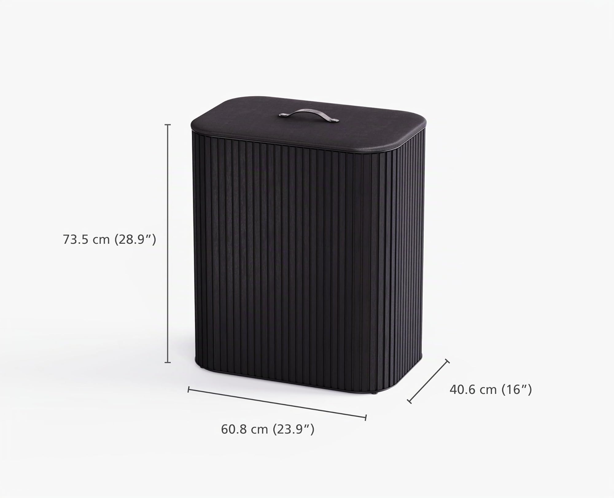 joseph-joseph-tota-luxe-90l-w-schekorb-schwarz-doppelter-w-schesammler-mit-2-her image 3