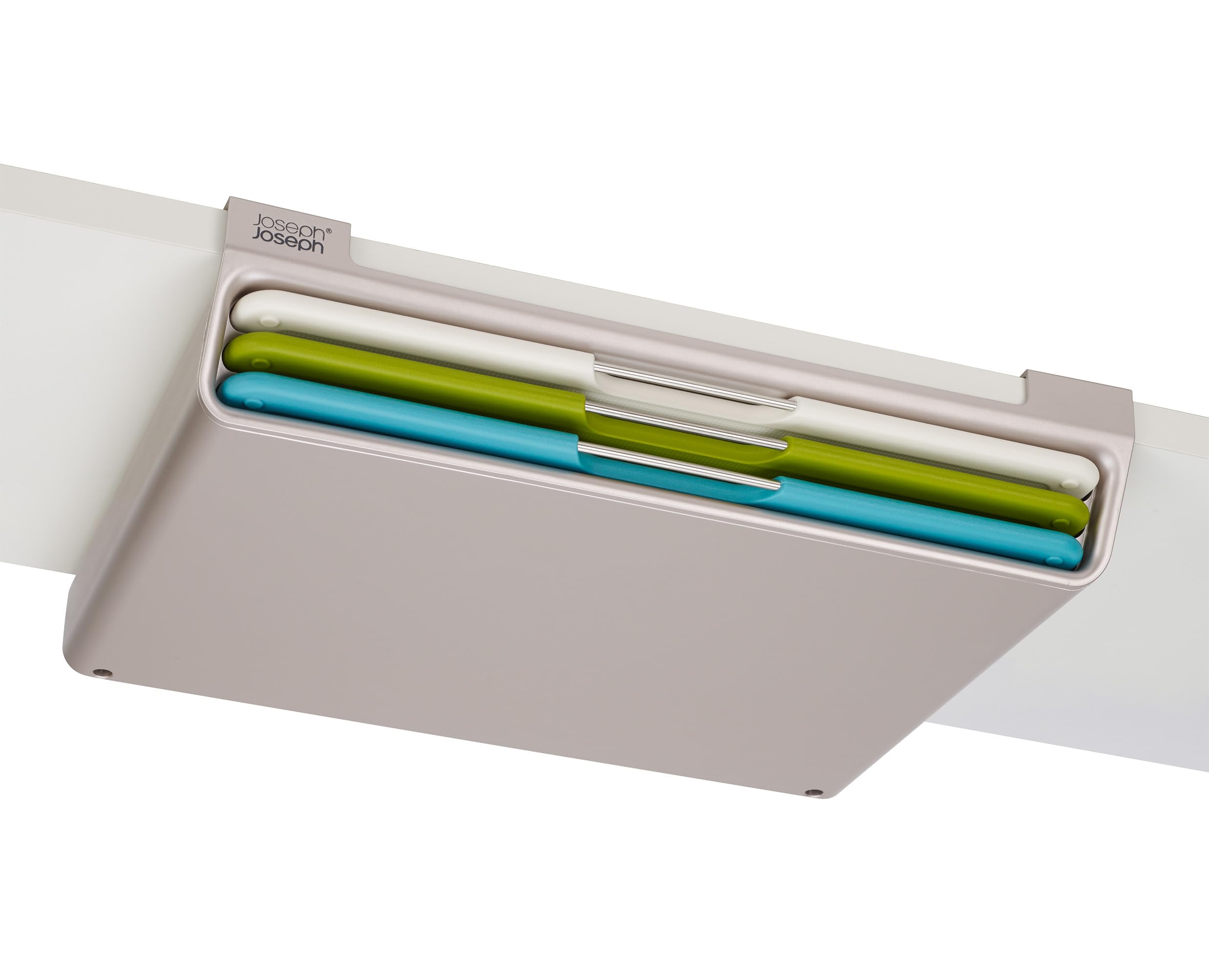 joseph-joseph-folio-slim-3-teiliges-schneidebrett-set-mit-schrankaufh-ngung-gr-n image 3