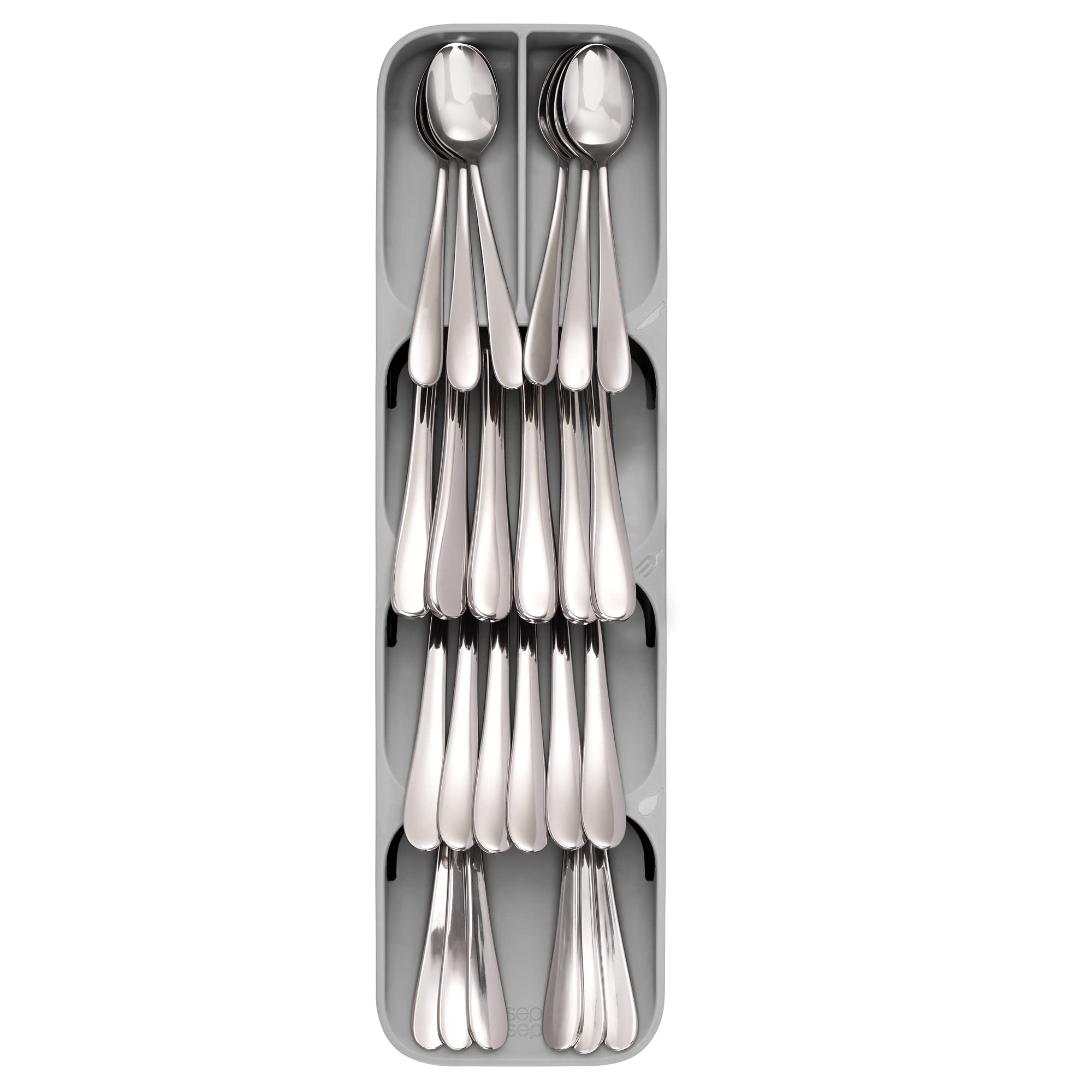 joseph-joseph-drawer-store-besteckkasten-grau-kompakt-stapelbar-passend-f-r-schu image 2