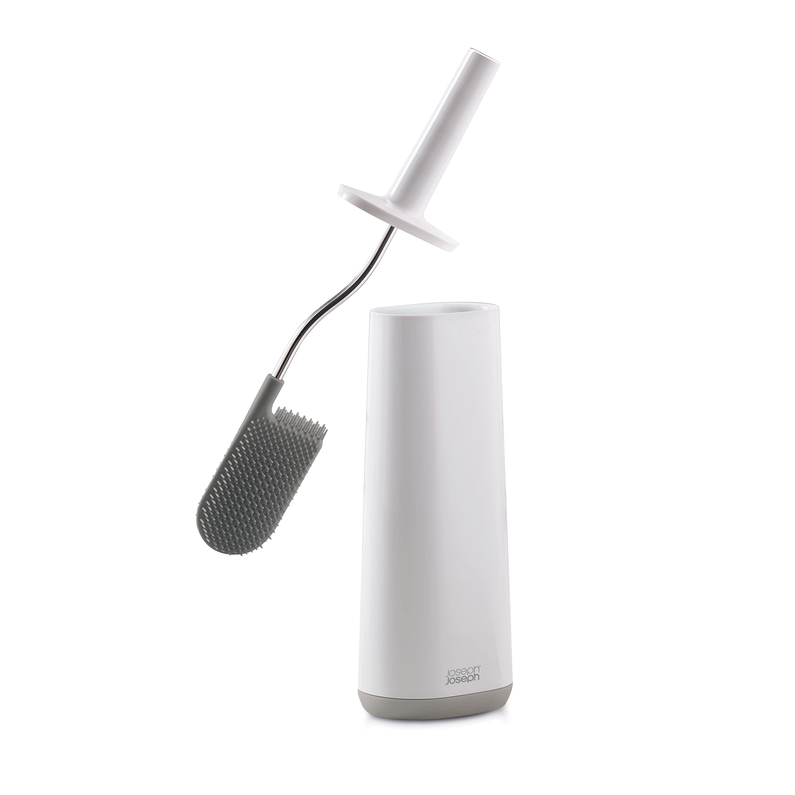 joseph-joseph-flex-lite-silikon-toilettenb-rste-mit-halter-grau-wei image 7