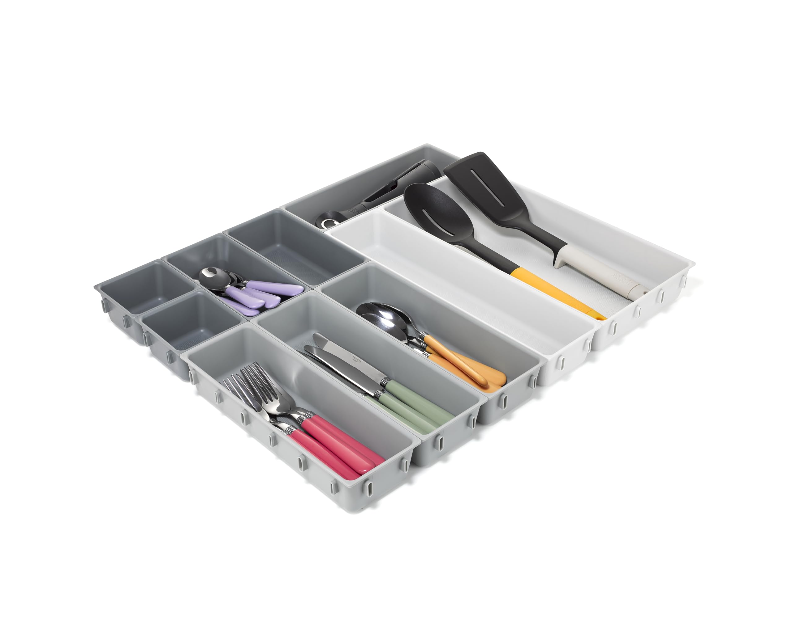 joseph-joseph-blox-7-teiliges-schubladen-organizer-set-modular-grau image 6