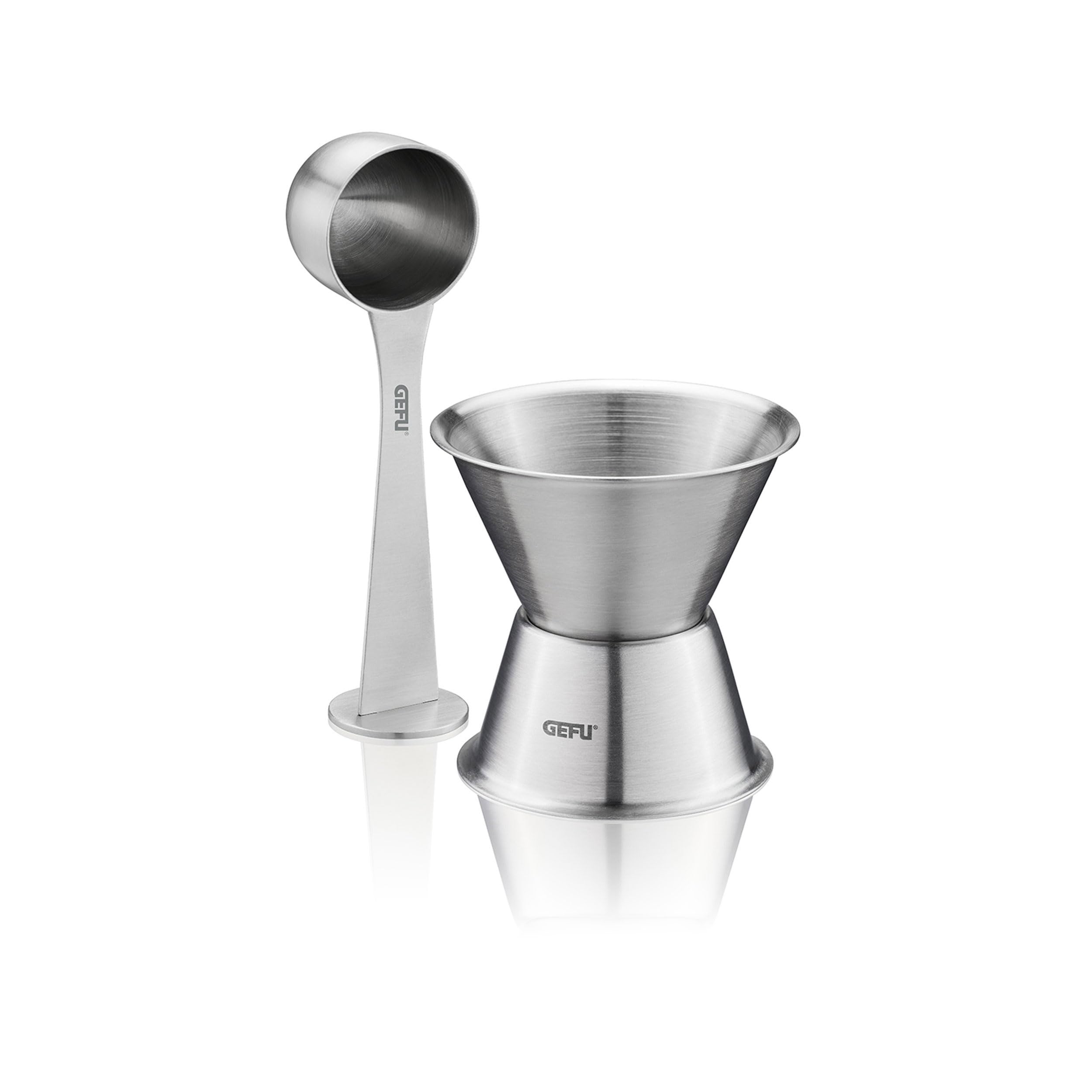 gefu-conscio-trichter-und-kaffeema-set-mit-tamper-edelstahl-umweltfreundlich image 1