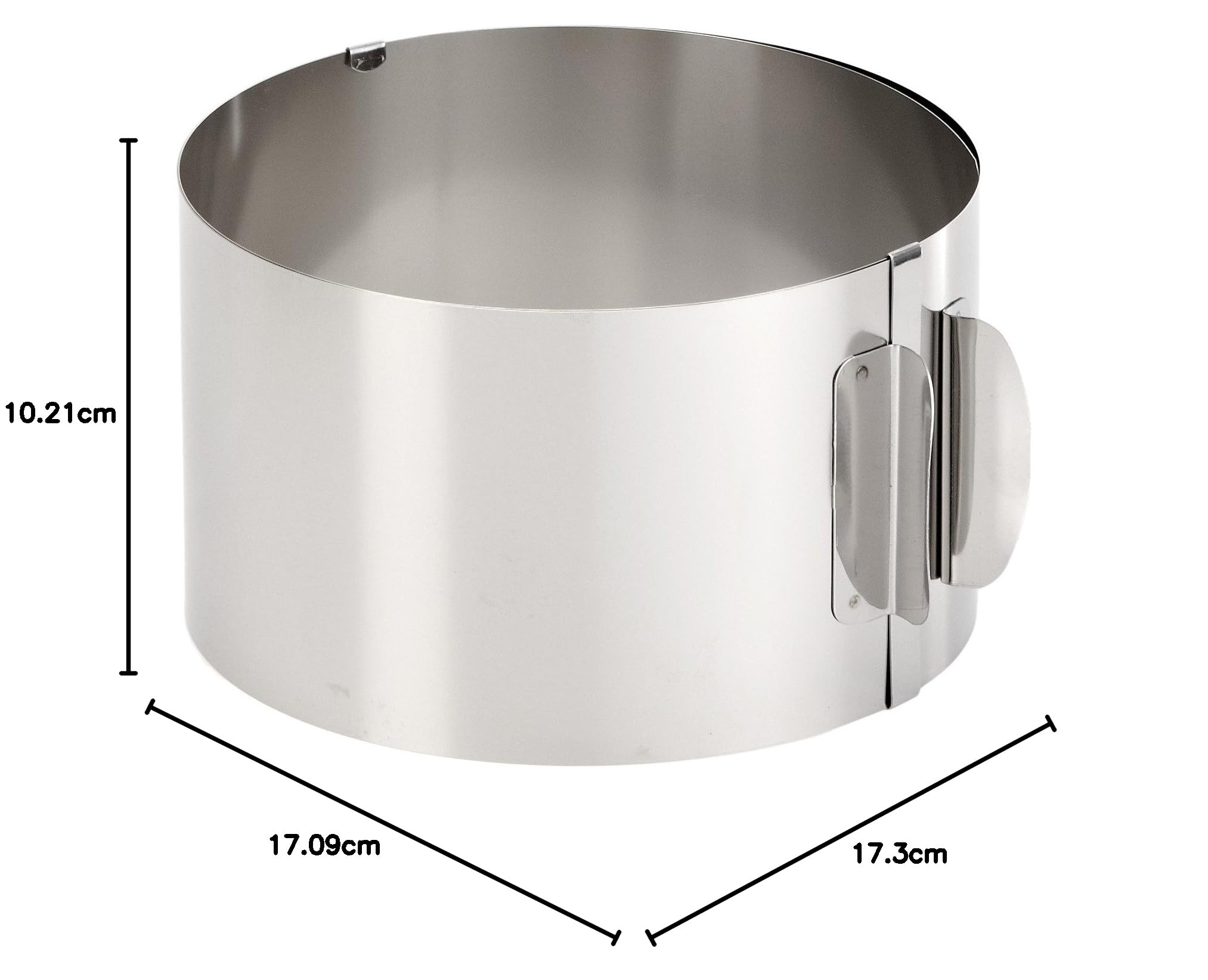 gefu-tortenring-tondo-xxl-verstellbarer-backrahmen-aus-edelstahl-16-32-cm-hitzeb image 5