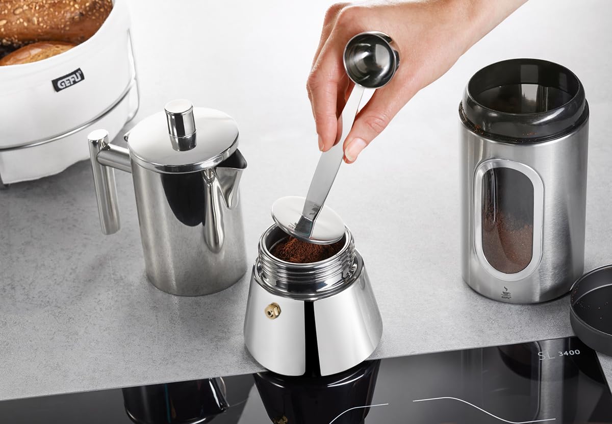 gefu-tamper-mit-kaffeema-tamino-espressodr-cker-aus-edelstahl-mit-7g-portioniere image 2