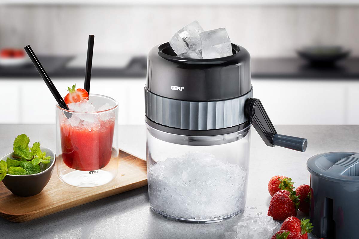 gefu-ice-crusher-slush-manueller-eiszerkleinerer-mit-edelstahlklingen-f-r-cockta image 2