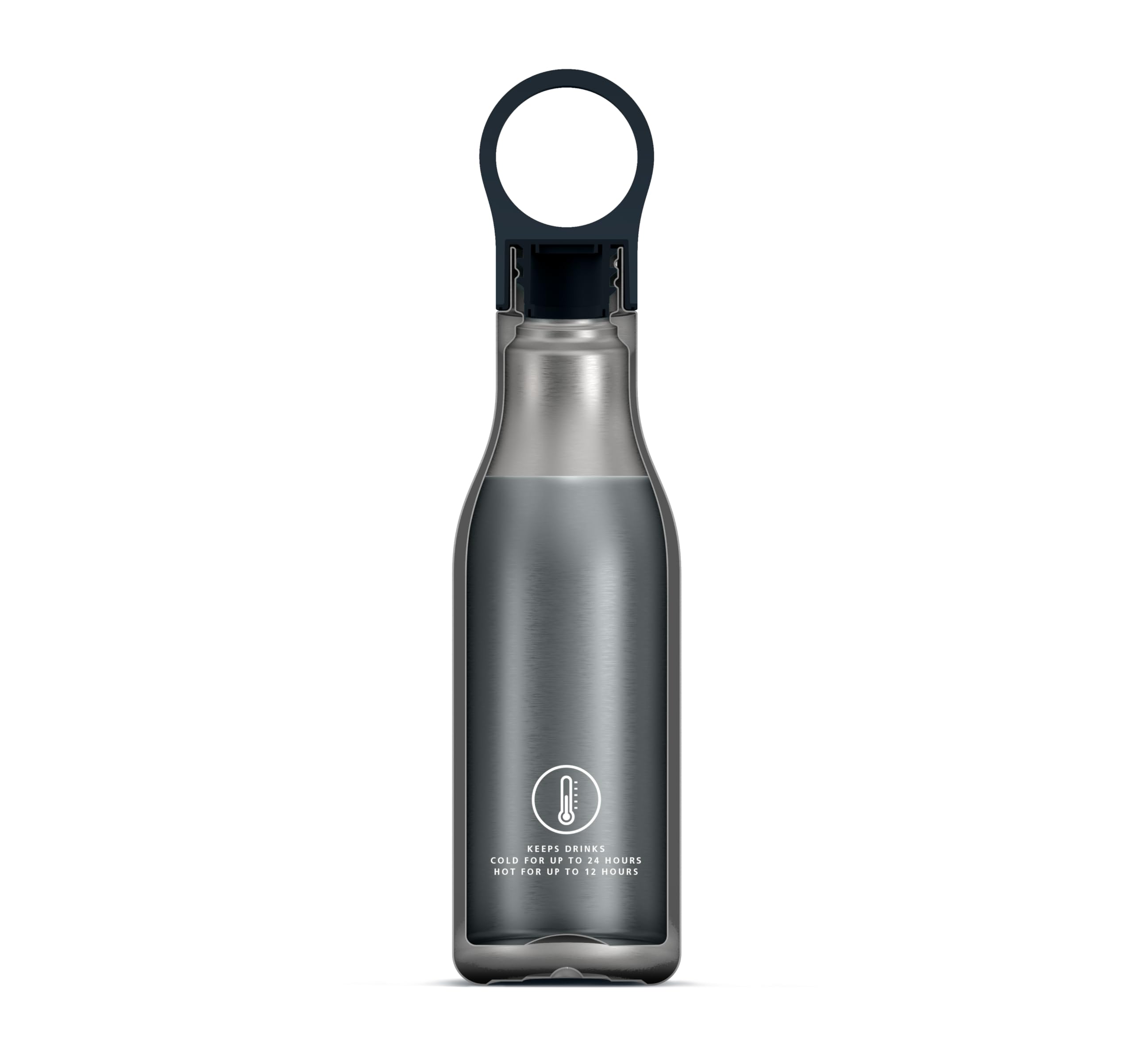joseph-joseph-loop-vakuumisolierte-thermo-trinkflasche-500-ml-blau-auslaufsicher image 4