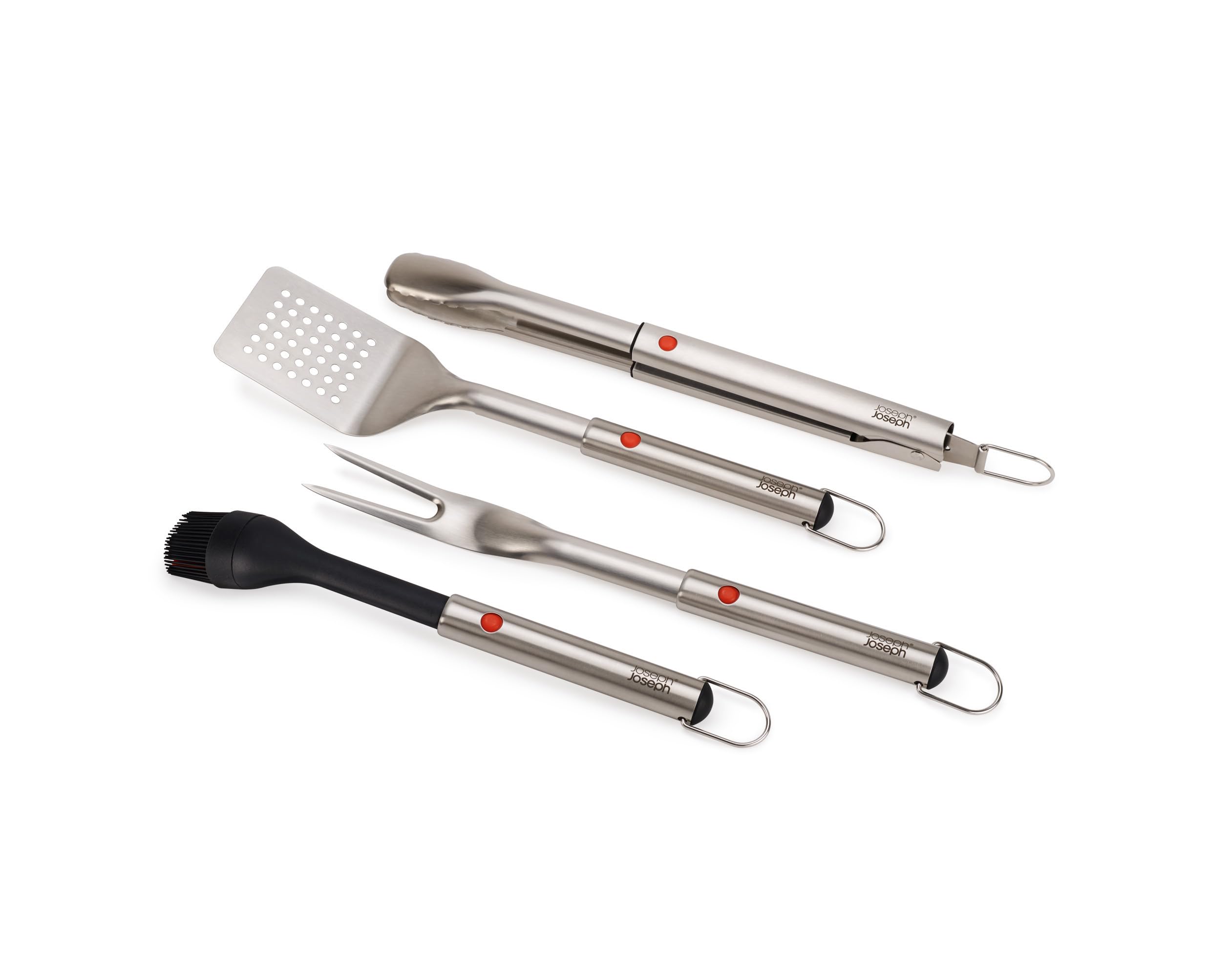 joseph-joseph-grillout-3-teiliges-bbq-utensilien-set-edelstahl-mit-teleskopgriff image 7