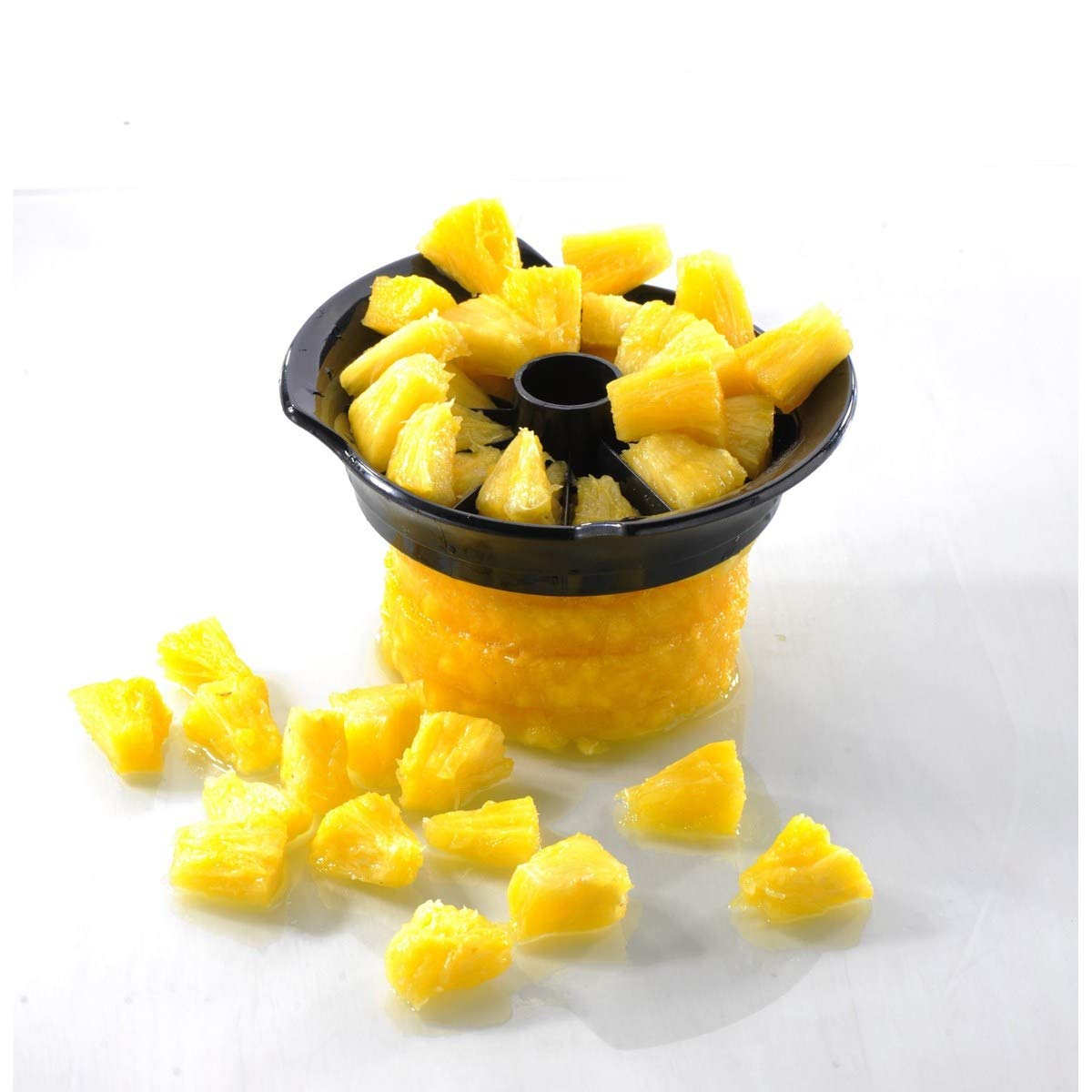 gefu-ananasschneider-professional-edelstahl-mit-skala-entkernt-schneidet-ananas- image 2