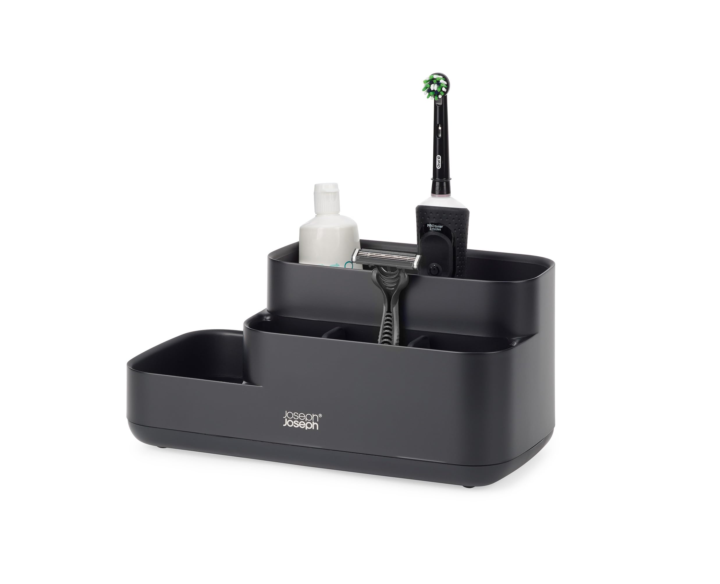 joseph-joseph-easystore-badezimmer-aufbewahrungsbeh-lter-f-r-zubeh-r-grau-wei image 7