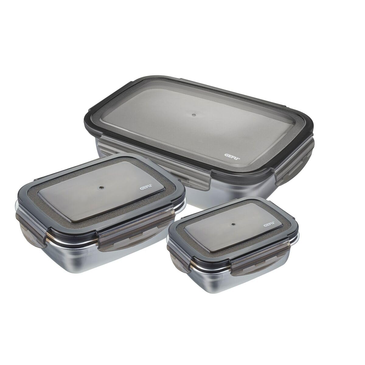 gefu-preppo-frischhaltedosen-set-3-teilig-aus-edelstahl-luftdicht-auslaufsicher- image 1