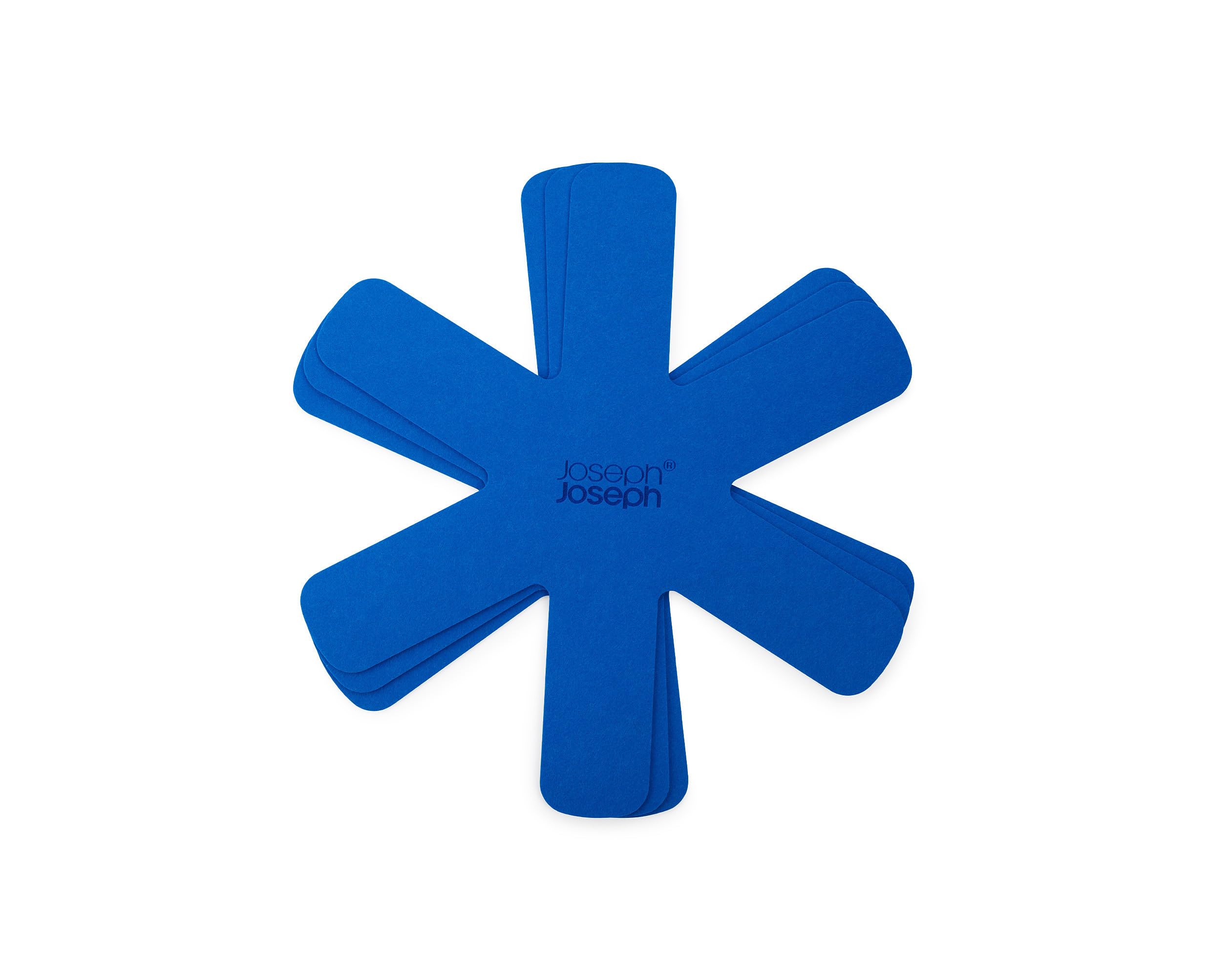 joseph-joseph-space-pfannenschutz-filz-3-st-ck-mitternachtsblau-stapel-und-kratz image 1