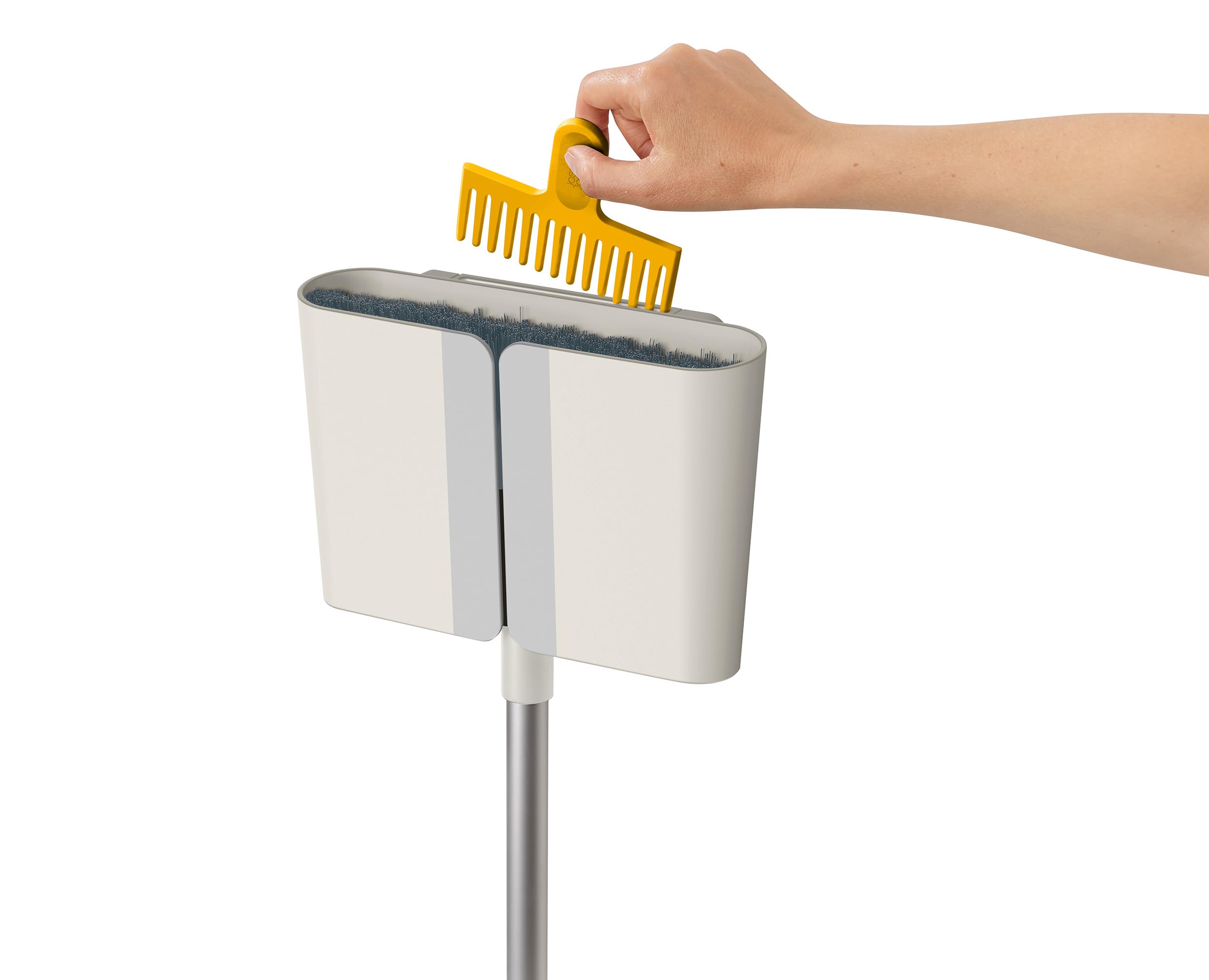 joseph-joseph-cleantech-wandmontierter-besen-mit-langem-verstellbarem-stiel-bese image 2