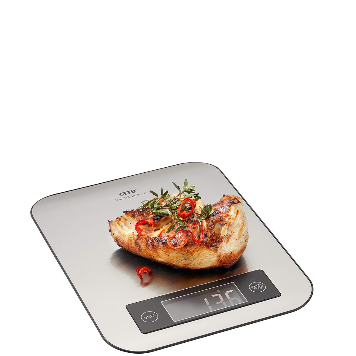 gefu-score-k-chenwaage-mit-n-hrwertanalyse-app-1-g-5-kg-edelstahl image 1