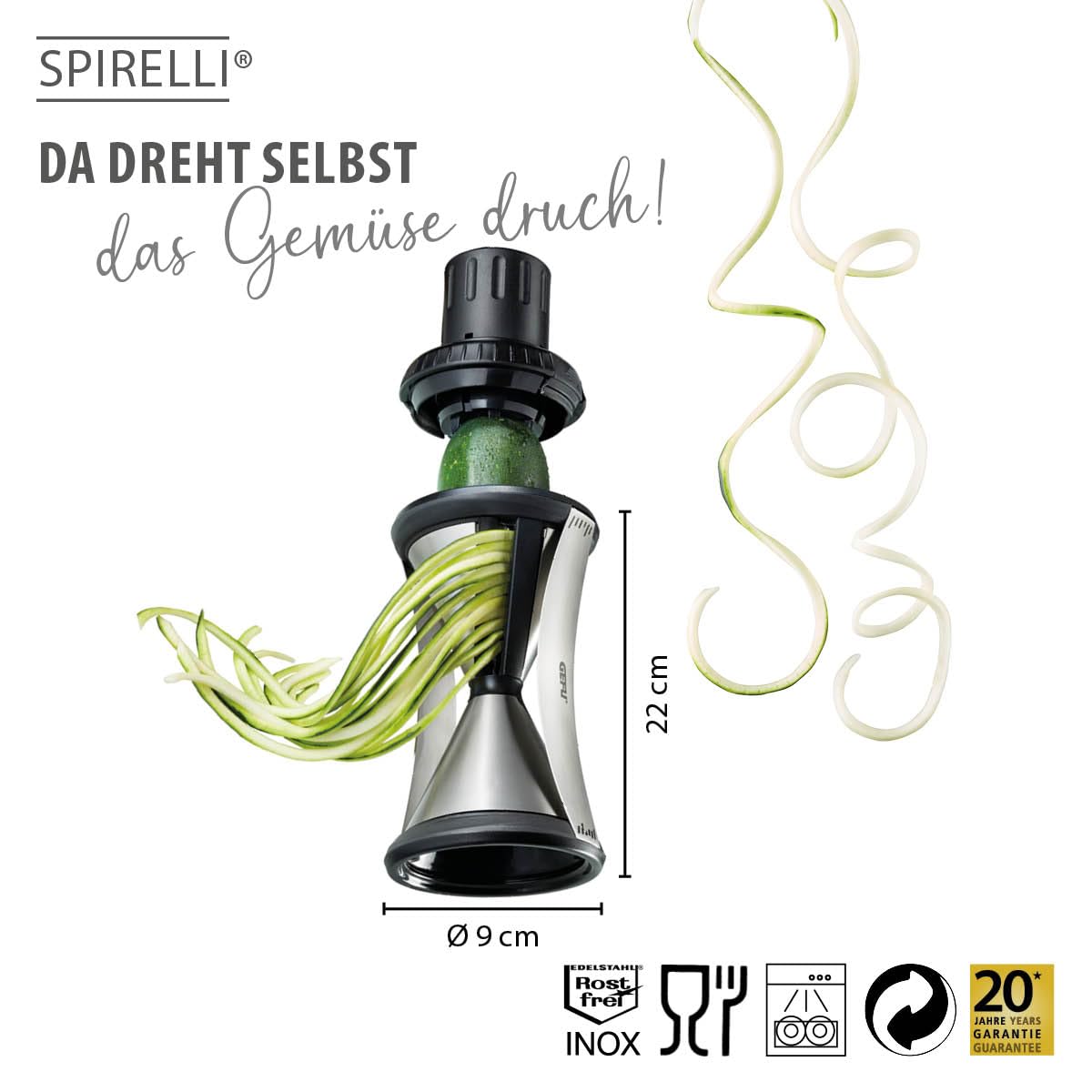 gefu-spirelli-xl-spiralschneider-profi-gem-seschneider-f-r-zoodles image 2
