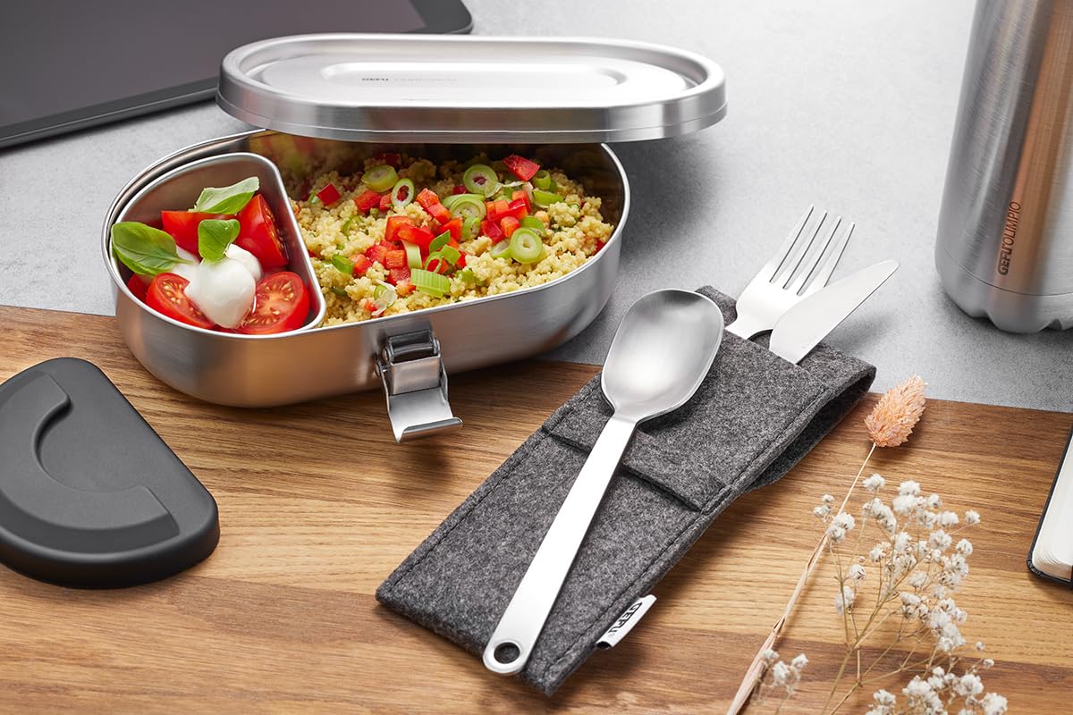 gefu-move-4-teiliges-edelstahl-besteck-set-mit-filztasche-messer-gabel-l-ffel-na image 2