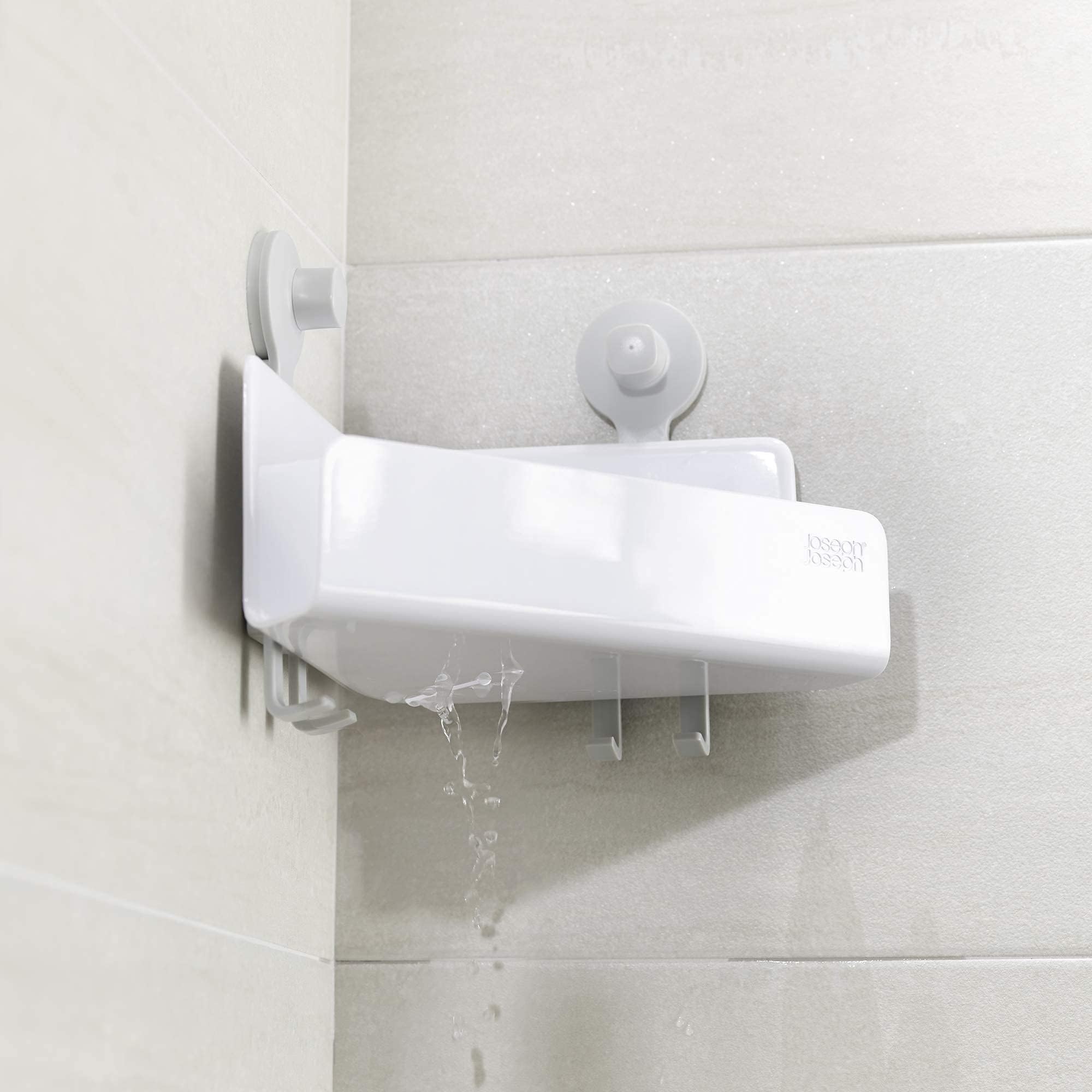 joseph-joseph-easystore-self-draining-corner-shower-caddy-2er-set-wei image 5