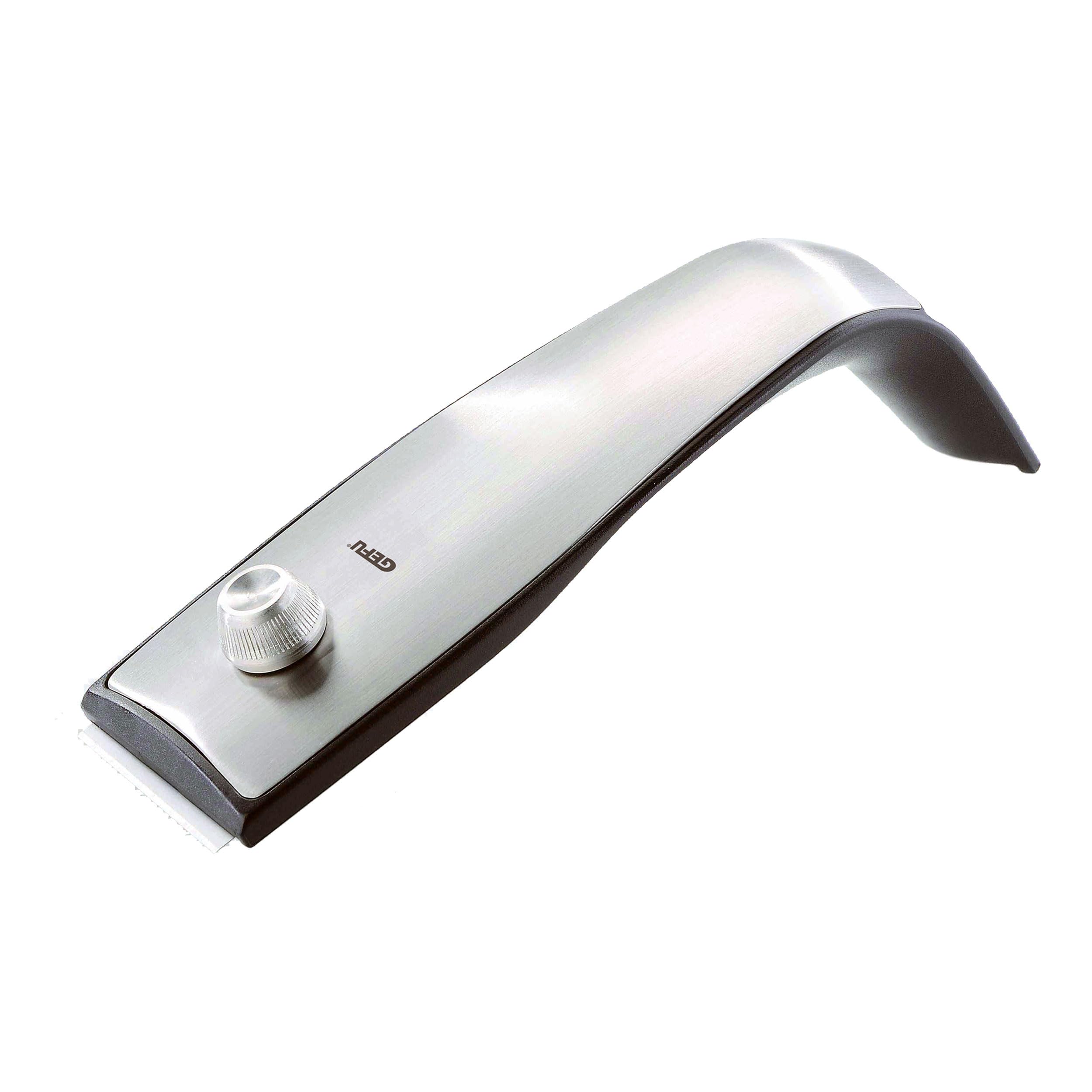 gefu-blanko-ceranfeldschaber-mit-2-edelstahlklingen-reiniger-f-r-glaskeramik-und image 1
