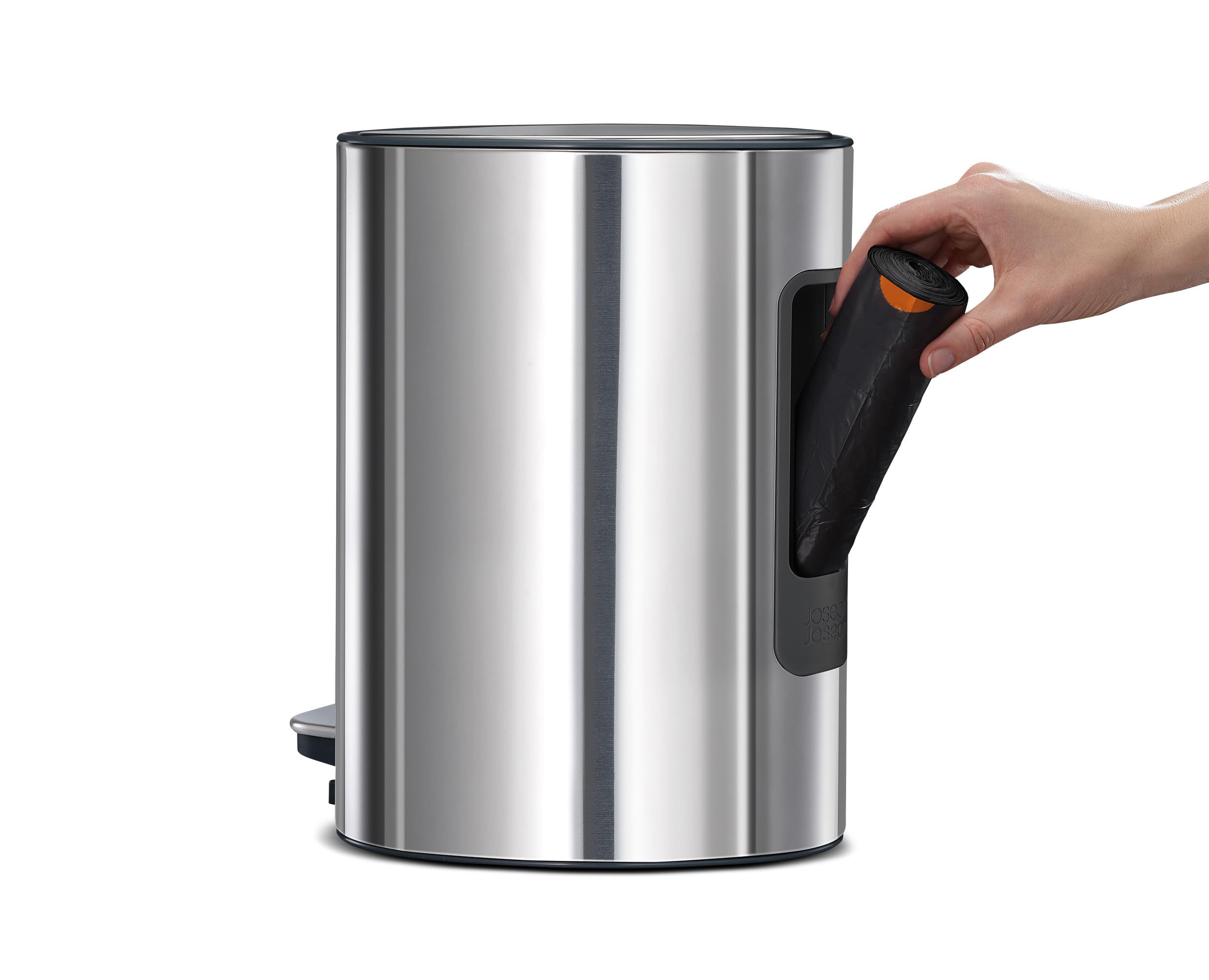 joseph-joseph-easystore-luxe-5l-edelstahl-treteimer-mit-absenkautomatik-bad-schl image 2