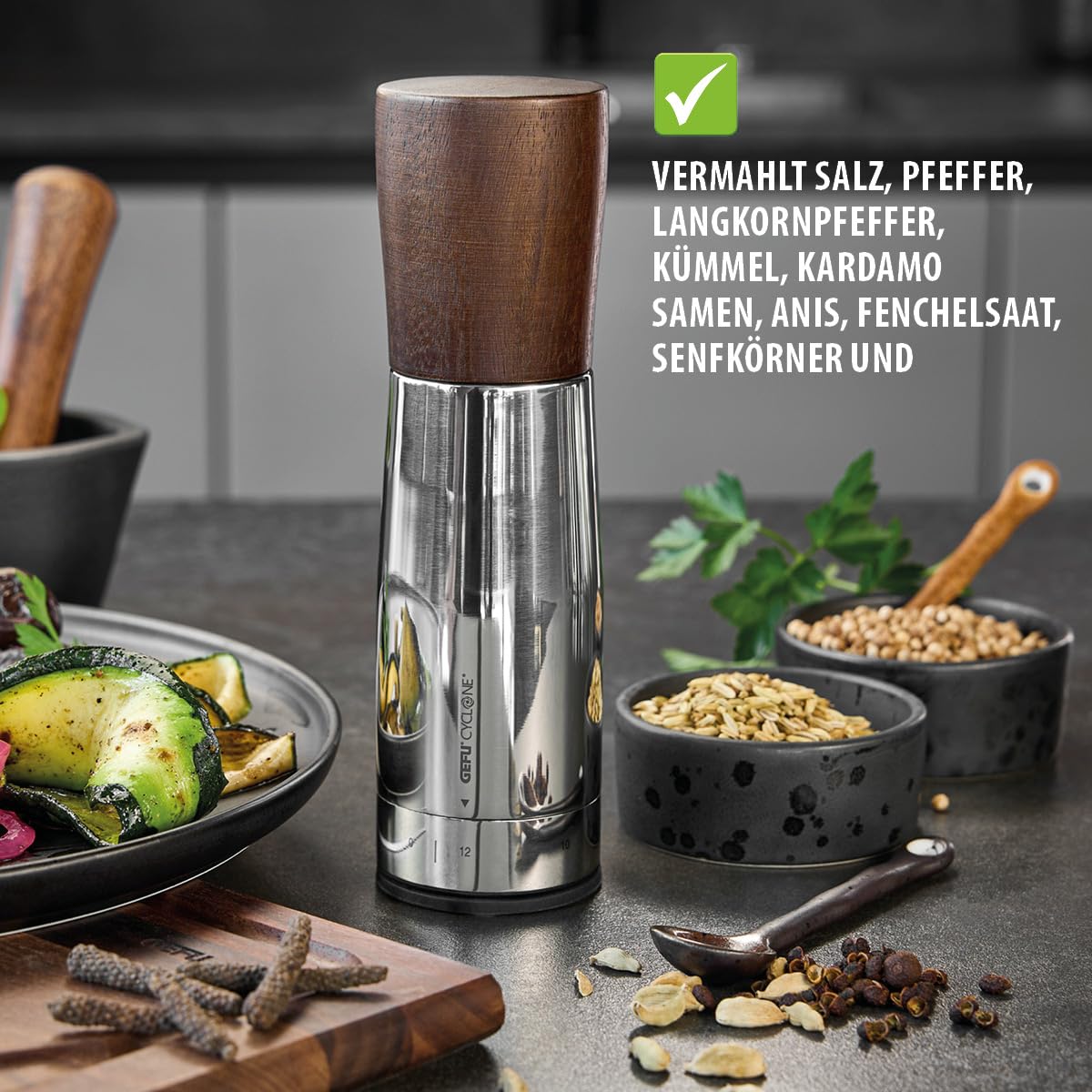 gefu-spice-grind-gew-rzm-hle-mit-cyclone-keramikmahlwerk-und-12-mahlgraden image 3