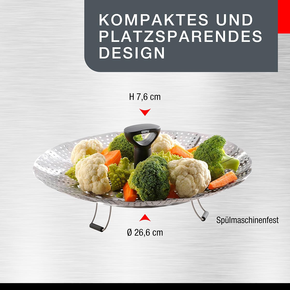 gefu-vitala-faltbarer-d-nsteinsatz-aus-edelstahl-18-27-cm-mit-teleskopgriff-sili image 6