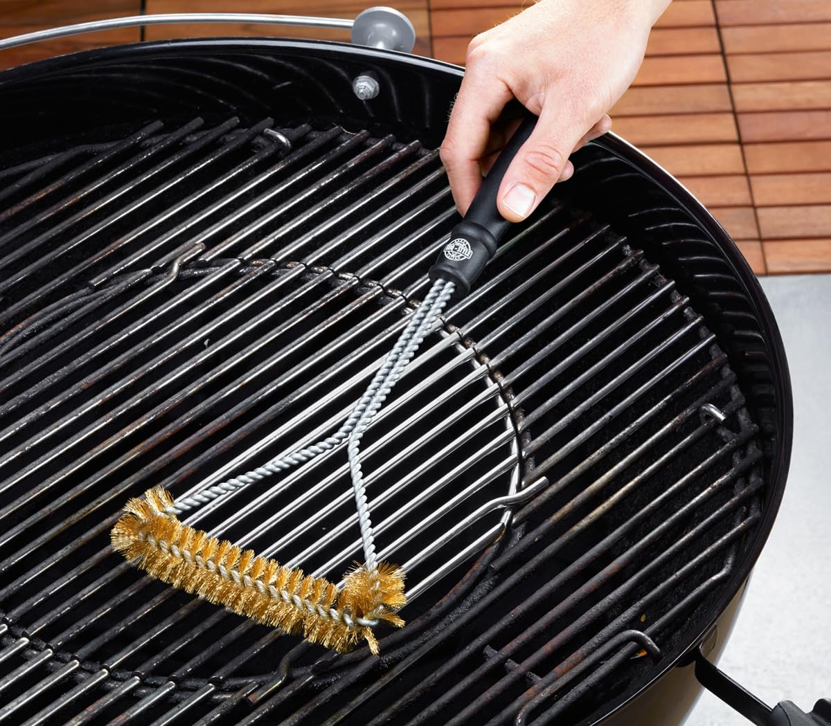 gefu-triangel-b-rste-bbq-grillb-rste-mit-messingborsten-f-r-grillrost-und-backof image 2