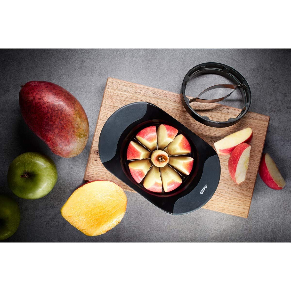 gefu-switchy-2-in-1-obstschneider-f-r-pfel-und-mangos-wechselklingen-system-ergo image 3