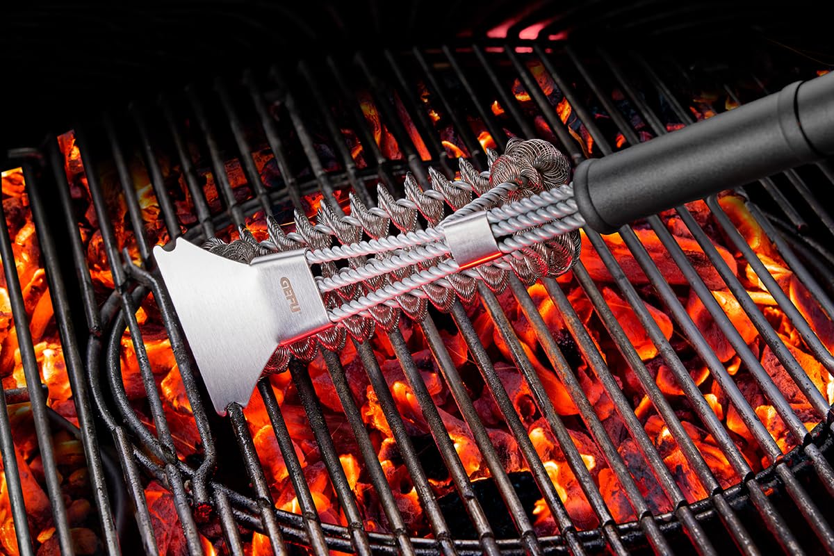 gefu-grillb-rste-bbq-borstenfrei-mit-stahlspiralen-und-schaber-dreifachkopf-lang image 3
