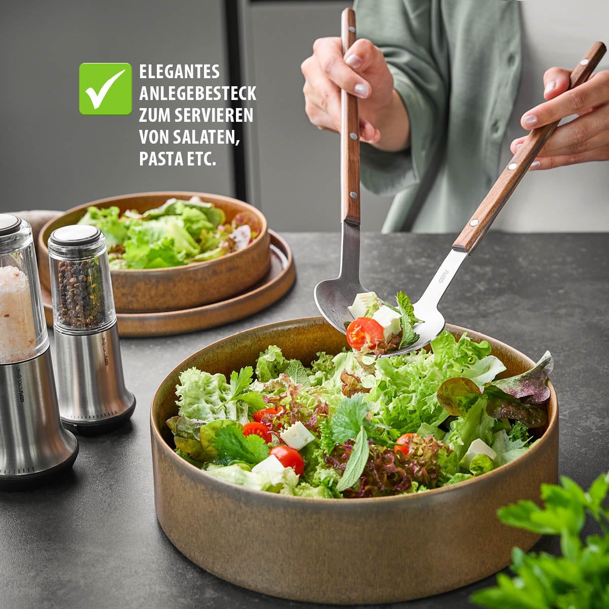 gefu-filigo-salatbesteck-2-teilig-edelstahl-mit-walnussholzgriffen-ergonomisch-u image 3