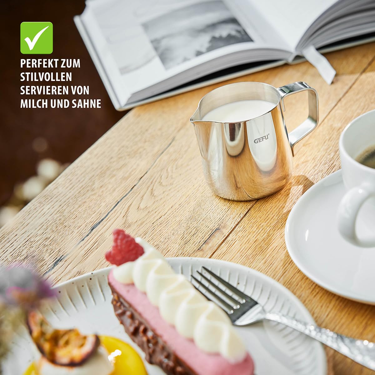gefu-barista-milchk-nnchen-edelstahl-150-ml-milchkanne-f-r-milchschaum-und-latte image 3