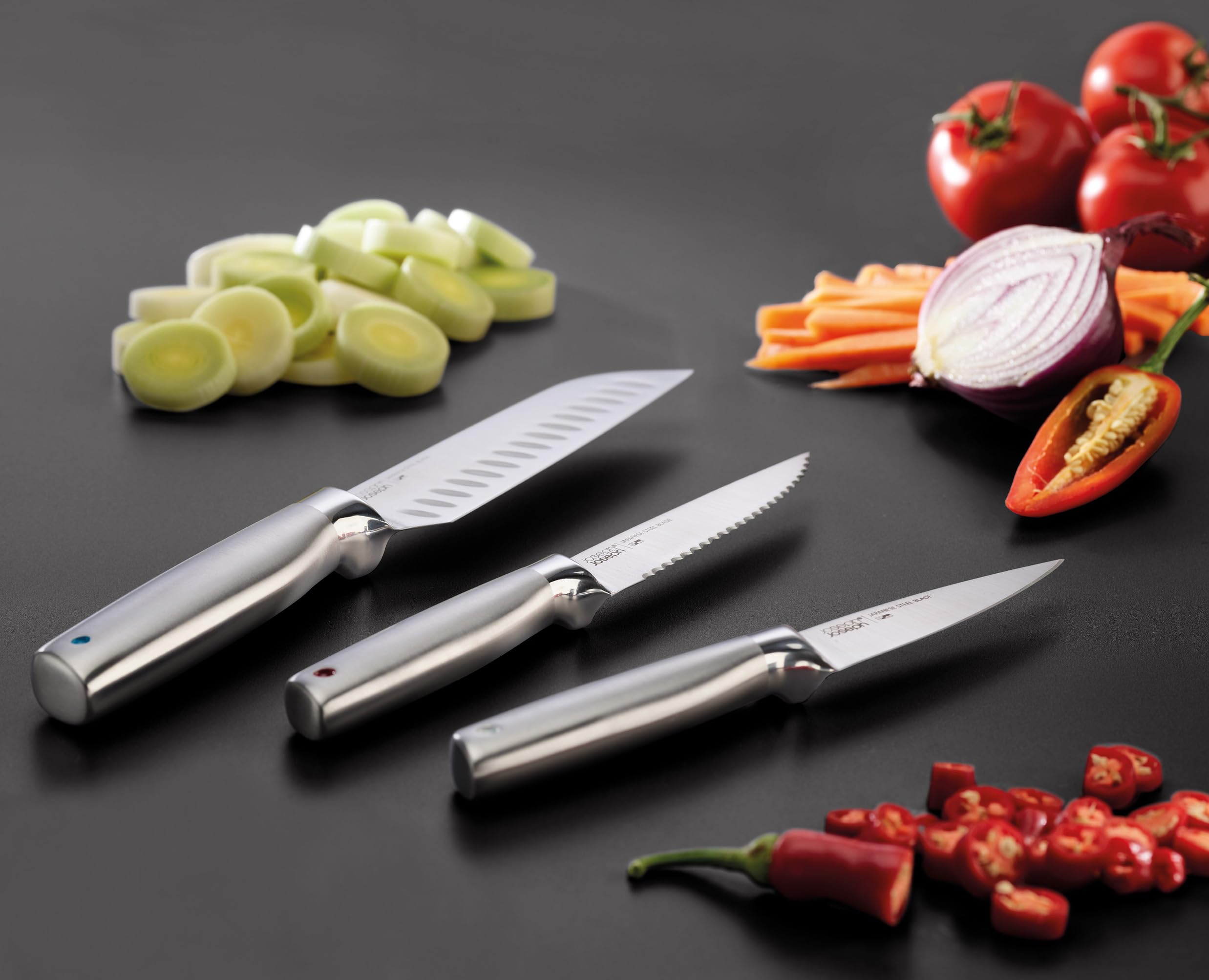 joseph-joseph-fusion-5-tlg-messerset-mit-k-chenmesser-hackmesser-und-schere-buch image 6