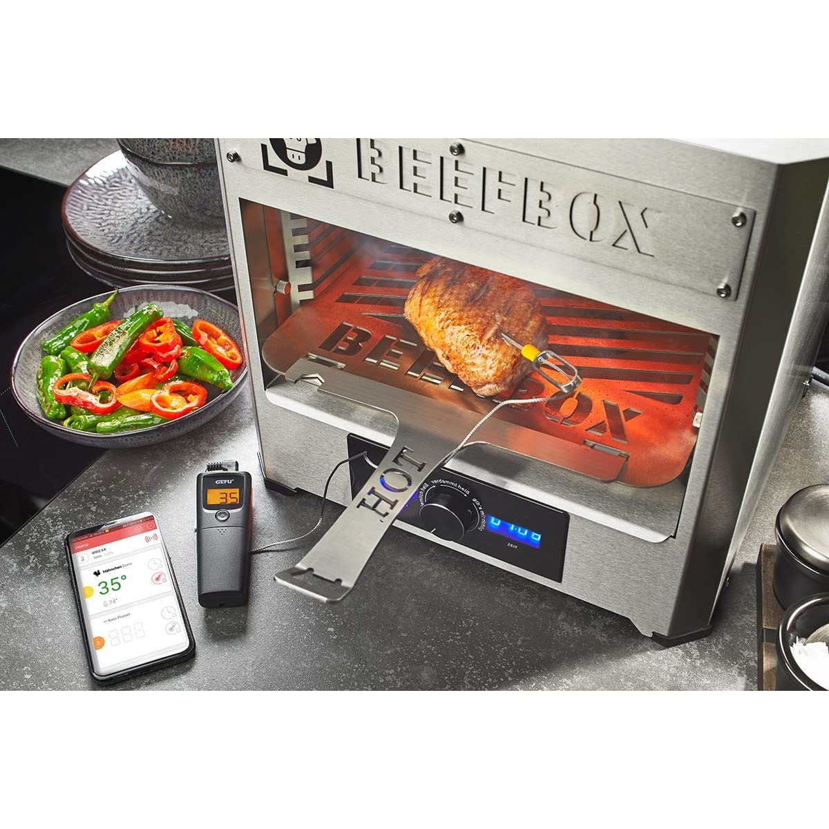 gefu-control-1-kanal-grill-und-bratenthermometer-digital-mit-app-steuerung-sonde image 3