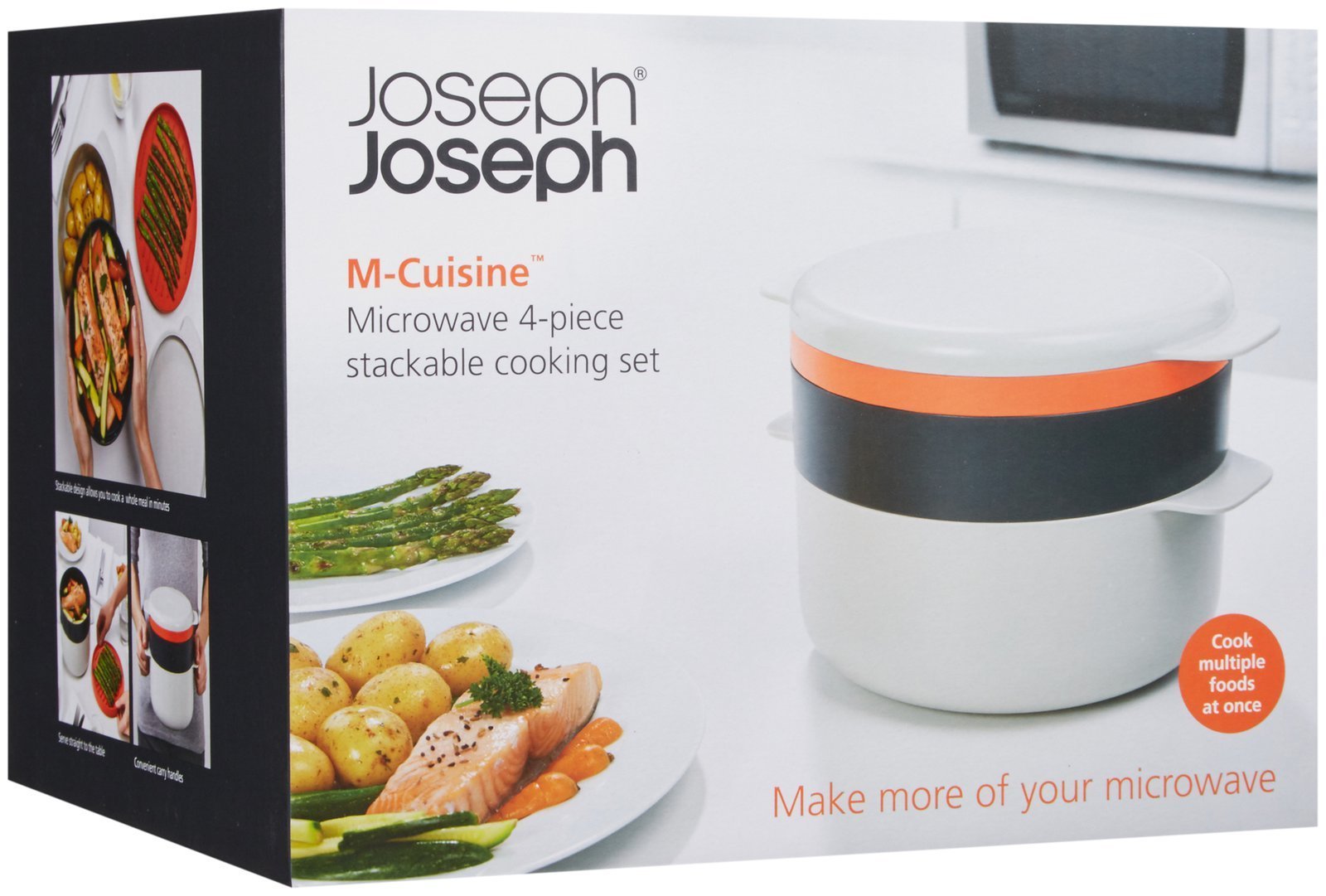 joseph-joseph-m-cuisine-mikrowellen-kochset-stapelbar-4-teilig-f-r-kochen-d-mpfe image 4