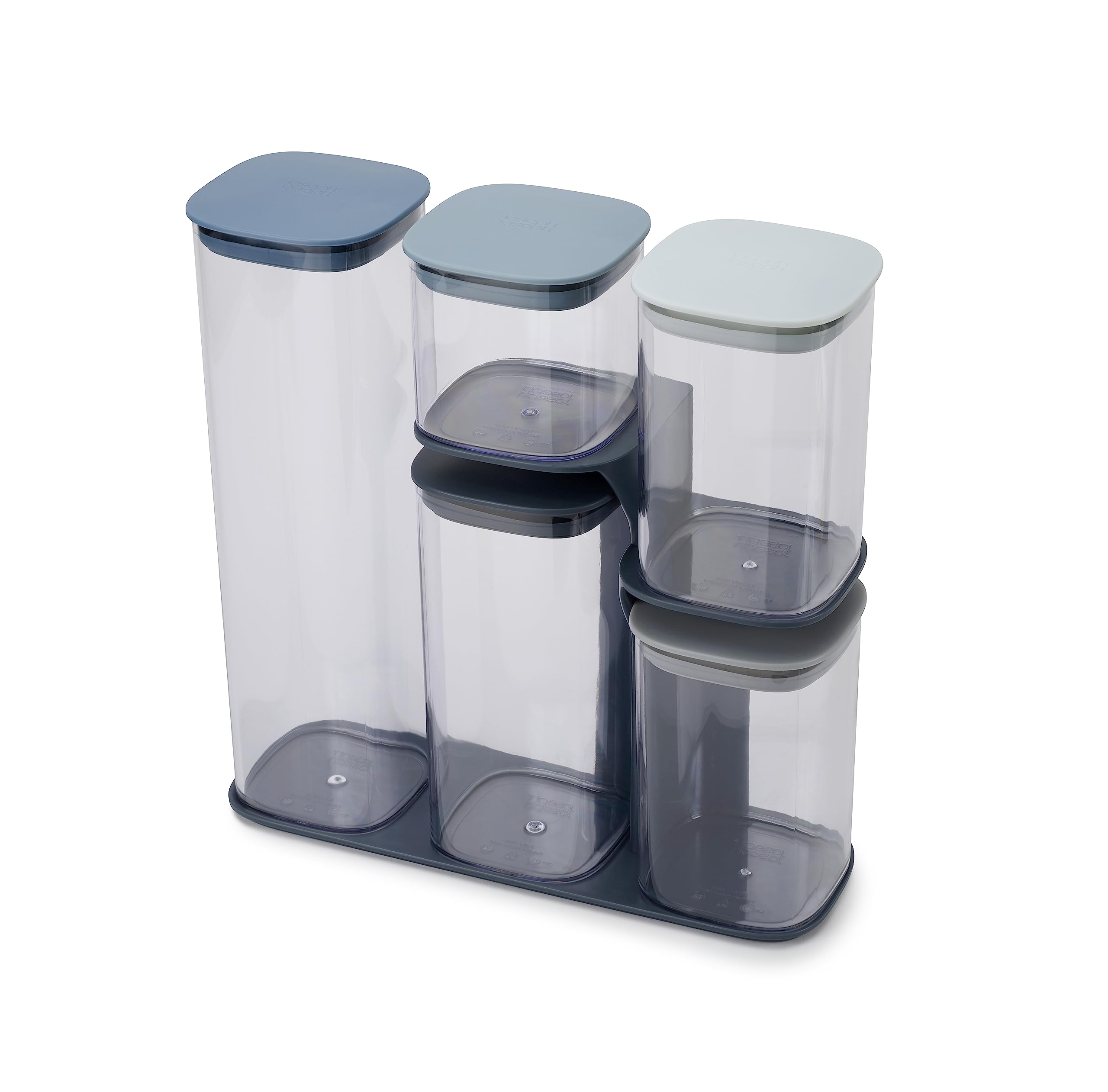 joseph-joseph-editions-podium-aufbewahrungsbeh-lter-set-5-teilig-mit-st-nder-bla image 5