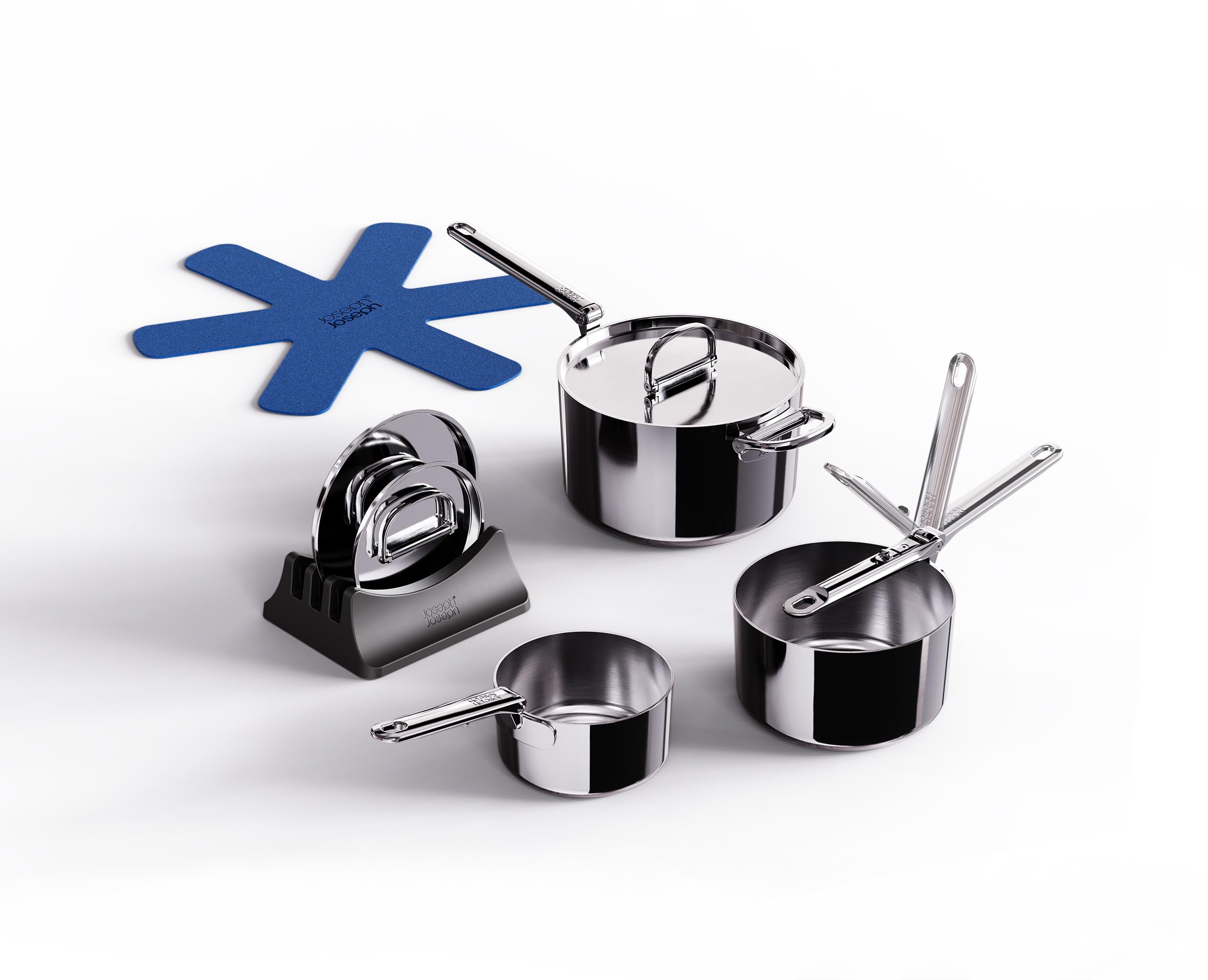 joseph-joseph-space-steel-2-teiliges-edelstahl-bratpfannen-set-24-28-cm-antihaft image 7