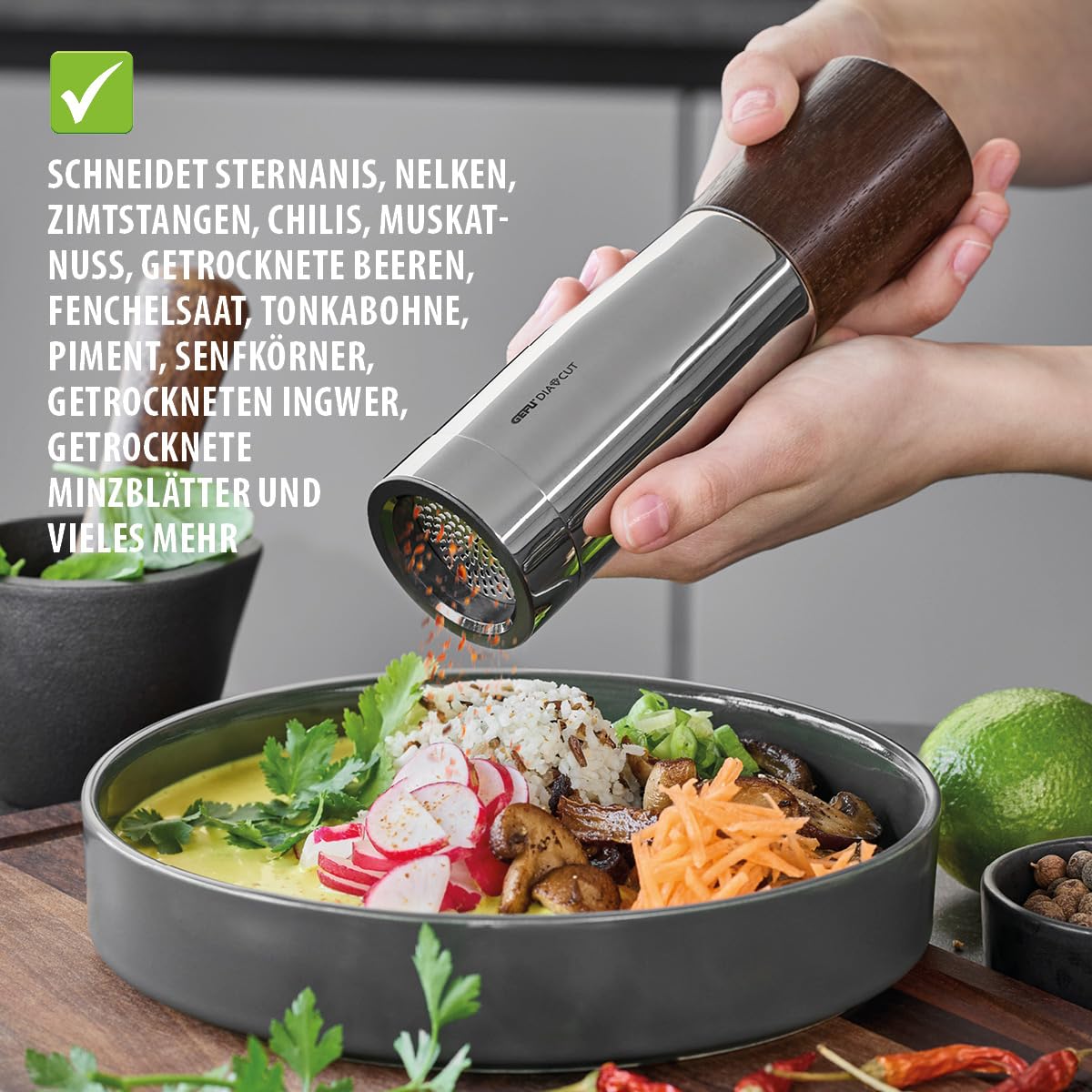 gefu-spice-cut-gew-rzschneider-mit-diacut-edelstahl-schneidwerk image 3