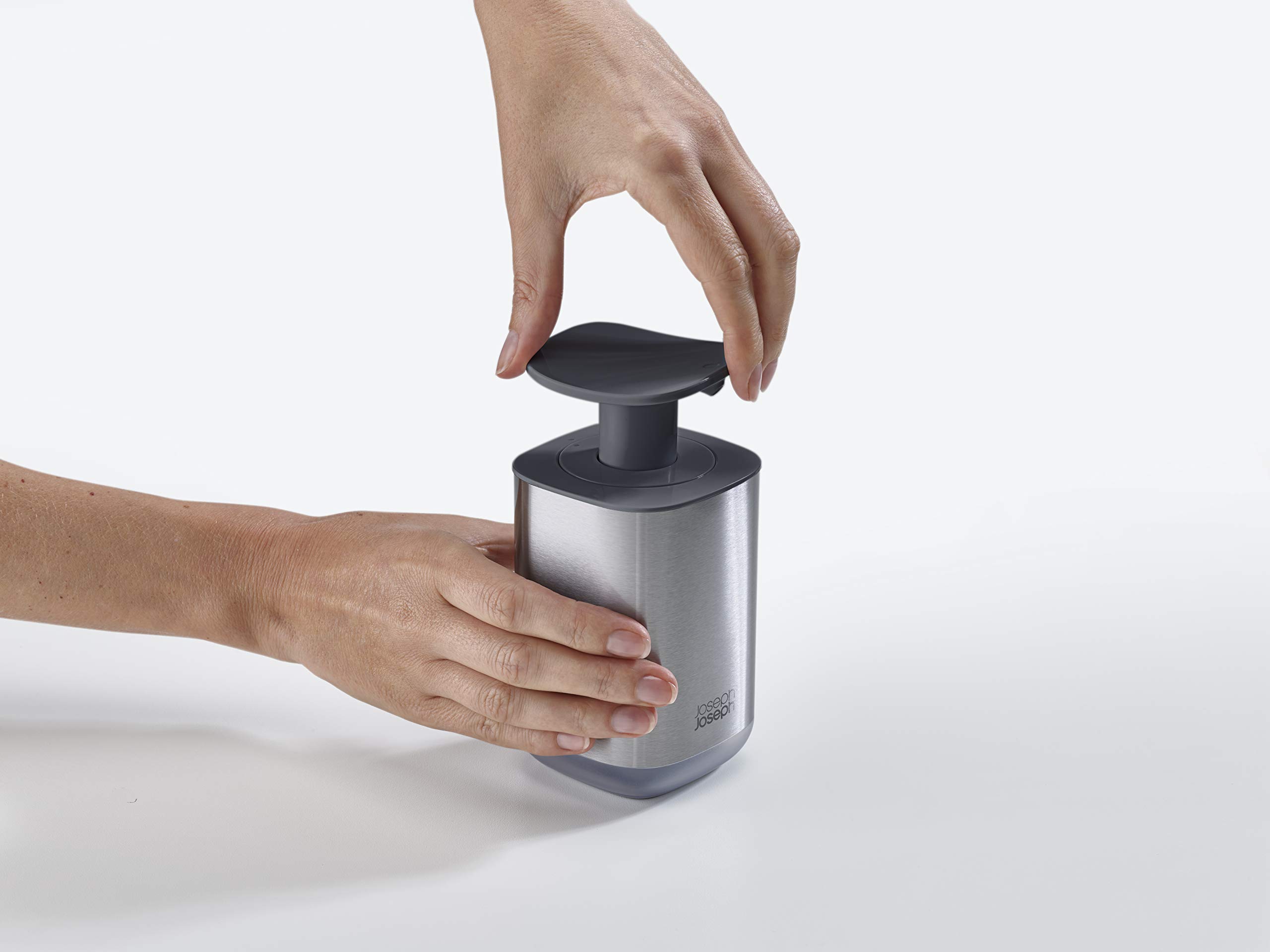 joseph-joseph-presto-seifenspender-aus-edelstahl-mit-easy-push-pumpe-hygienisch- image 5