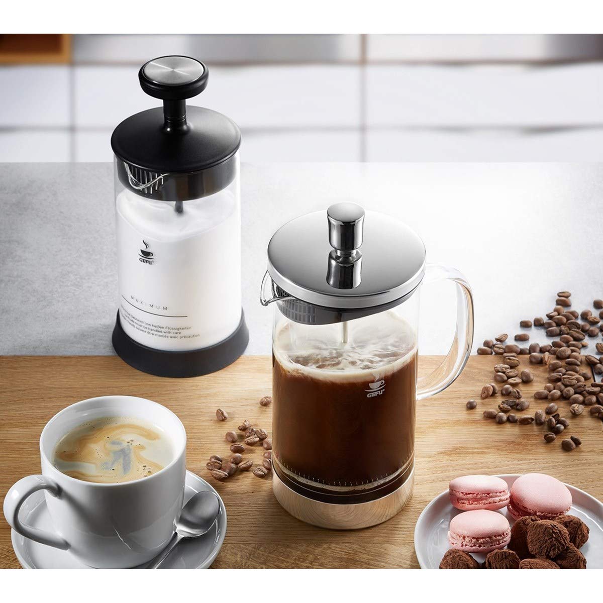 gefu-diego-kaffeebereiter-1000-ml-french-press-aus-borosilikatglas-edelstahl-f-r image 2