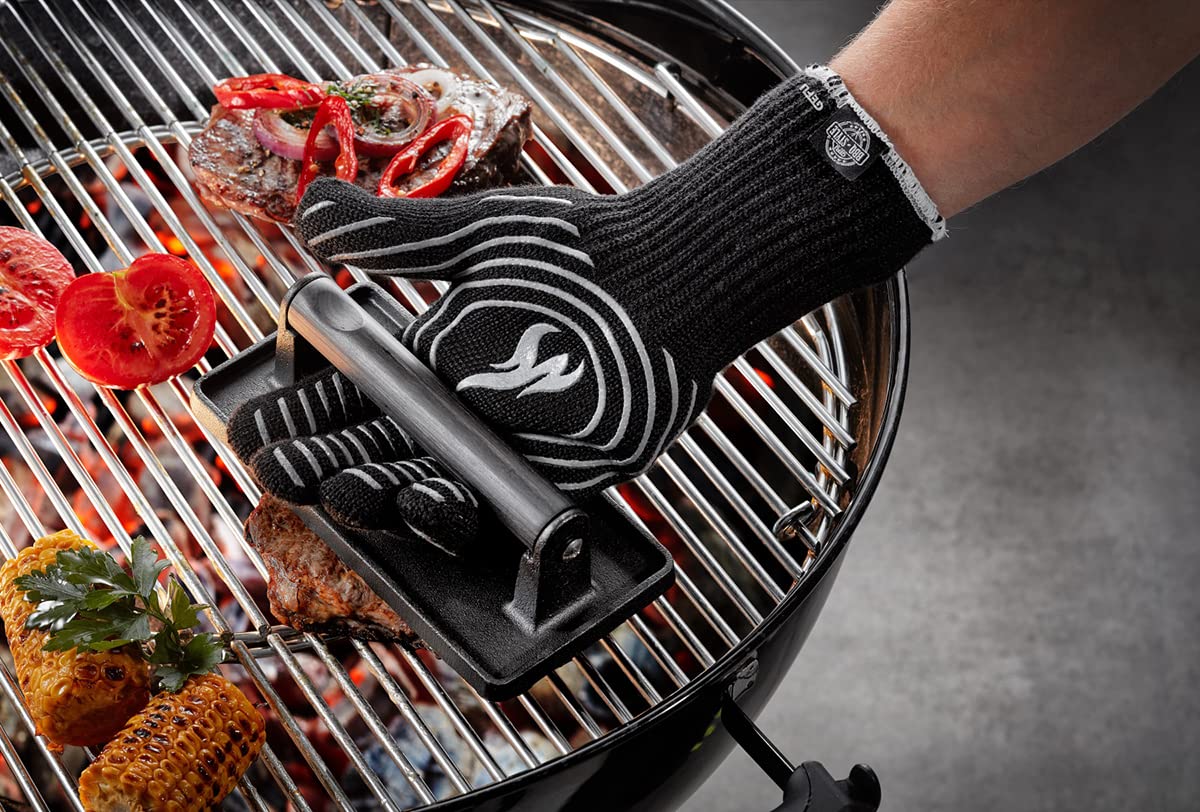 gefu-grillhandschuh-bbq-hitzebest-ndig-bis-250-c-silikonmuster-f-r-anti-rutsch-g image 3