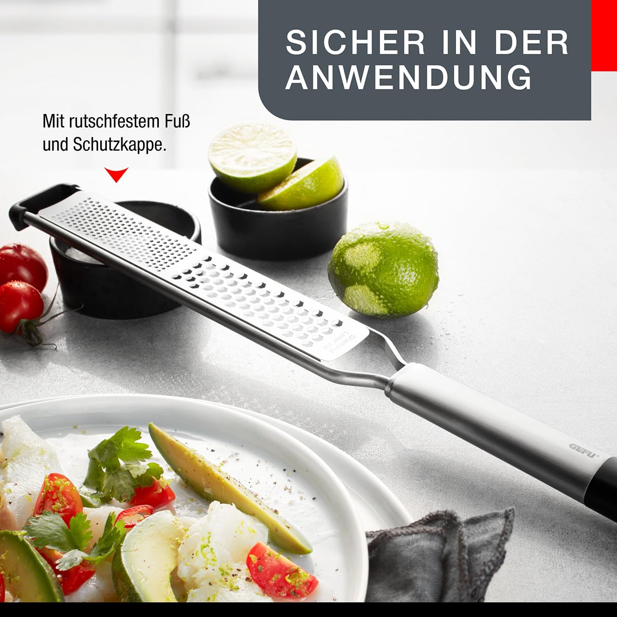 gefu-primeline-fein-grobreibe-edelstahl-mit-diamond-laser-cut-2-reibefl-chen-f-r image 4