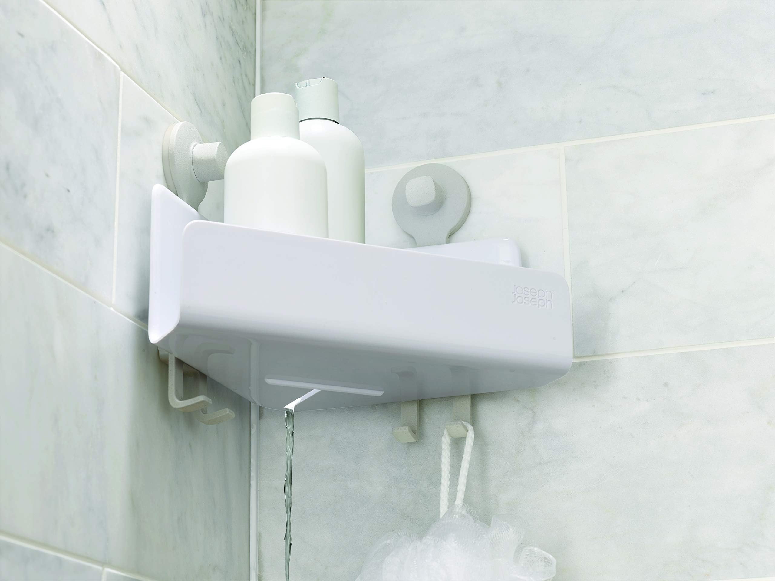 joseph-joseph-easystore-self-draining-corner-shower-caddy-2er-set-wei image 6