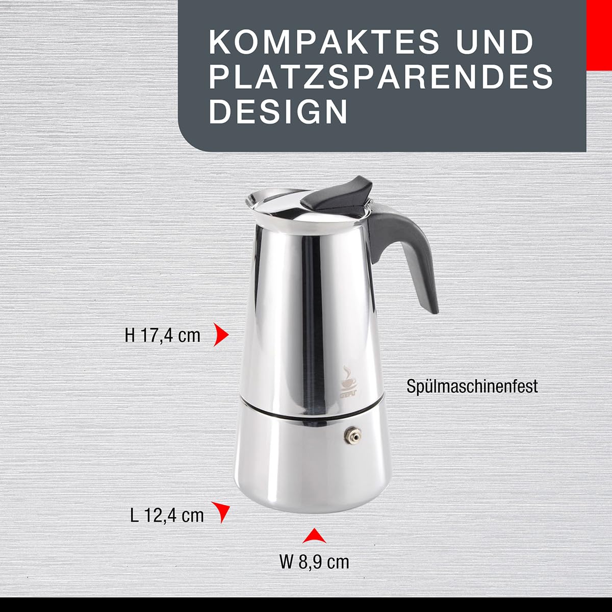 gefu-espressokocher-emilio-f-r-4-tassen-edelstahl-mokkakanne-f-r-alle-herdarten image 5
